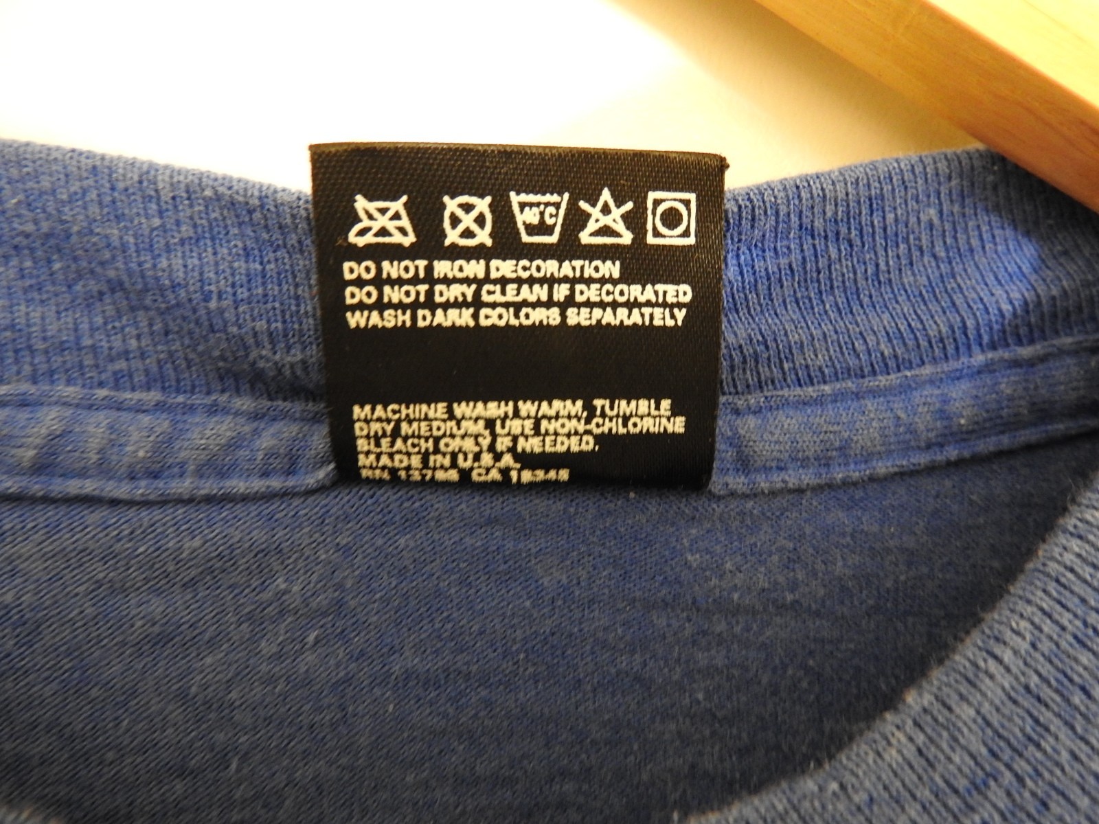 T-Shirt The Cablesystem Toledo Men’s Pocket XL Blue 50% Cotton-Polyester 👀*….