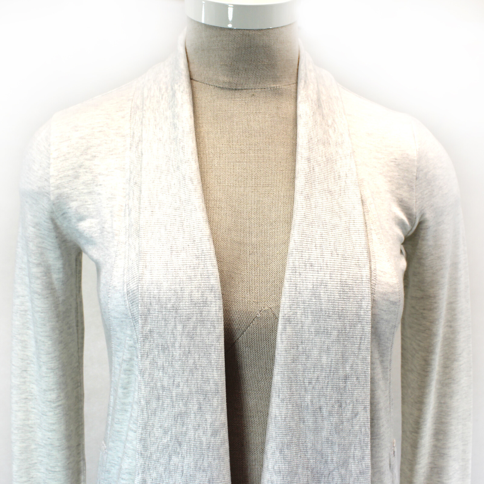 ATHLETA Cozy Soft Pranayama Wrap Light Grey Heather Cardigan X-Small