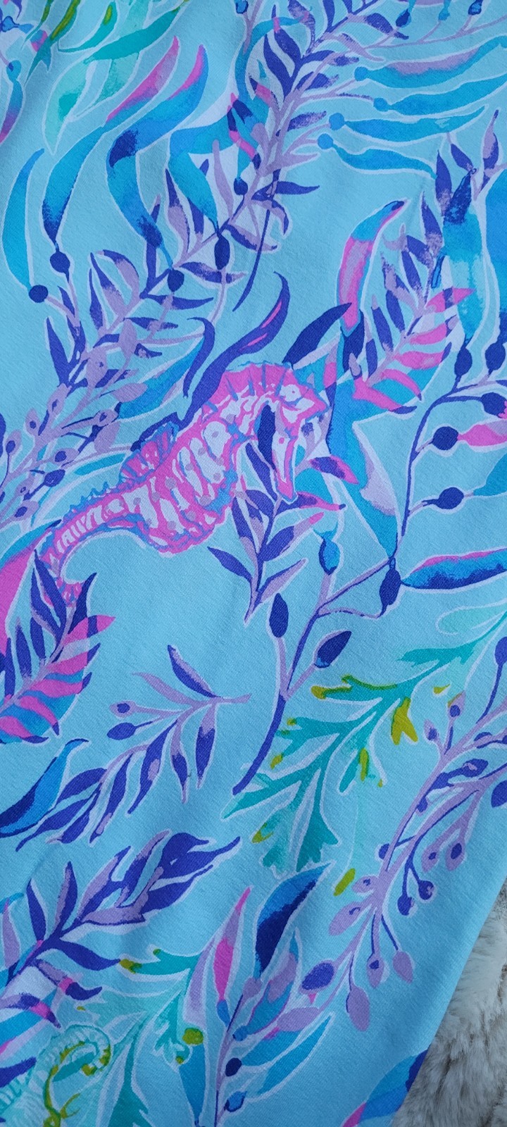 Lilly Pulitzer Womens Ophelia Blue Oasis Swing Dress Size XXS