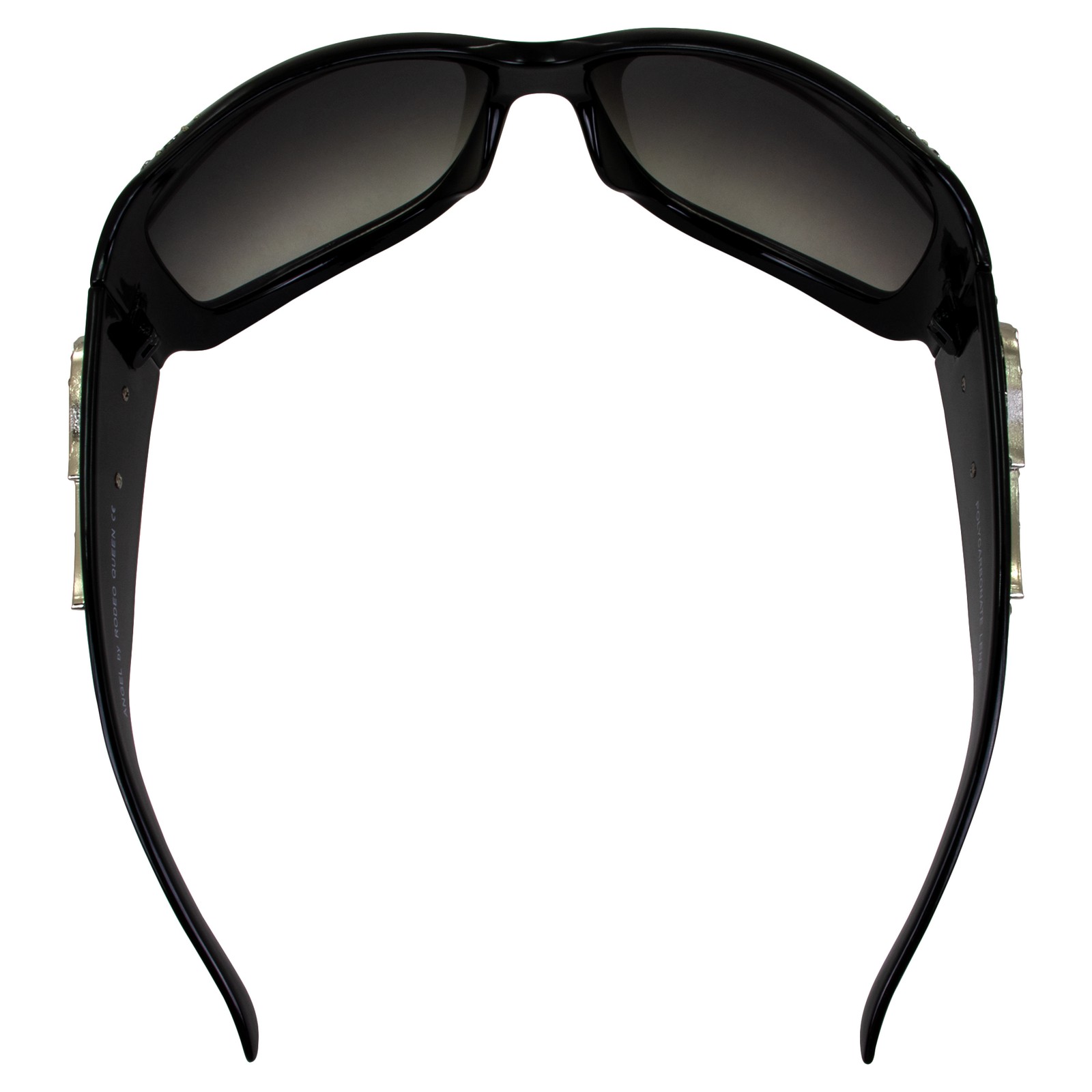 Rodeo Queen Angel Women’s Fashion Sunglasses Black Frame w/ Bling Rhinestones