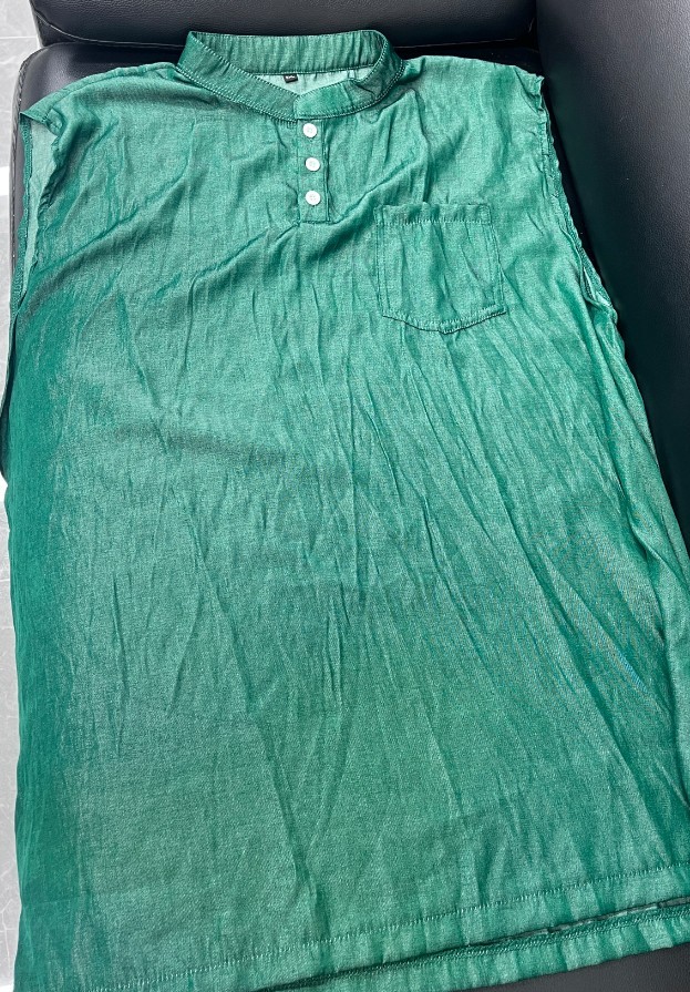 Men’s Sleeveless Henley T-Shirt Casual Cotton Blend Tank Top Summer Gym Vest