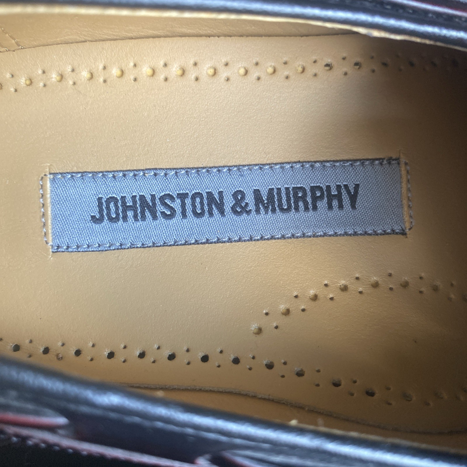 Johnston & Murphy Men’s Leather Tassel Shoes Size 9.5 D/B