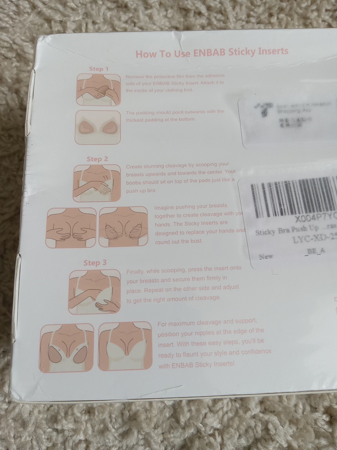 Ultra Boost Inserts &TRIANGLE NIPPLE COVERS