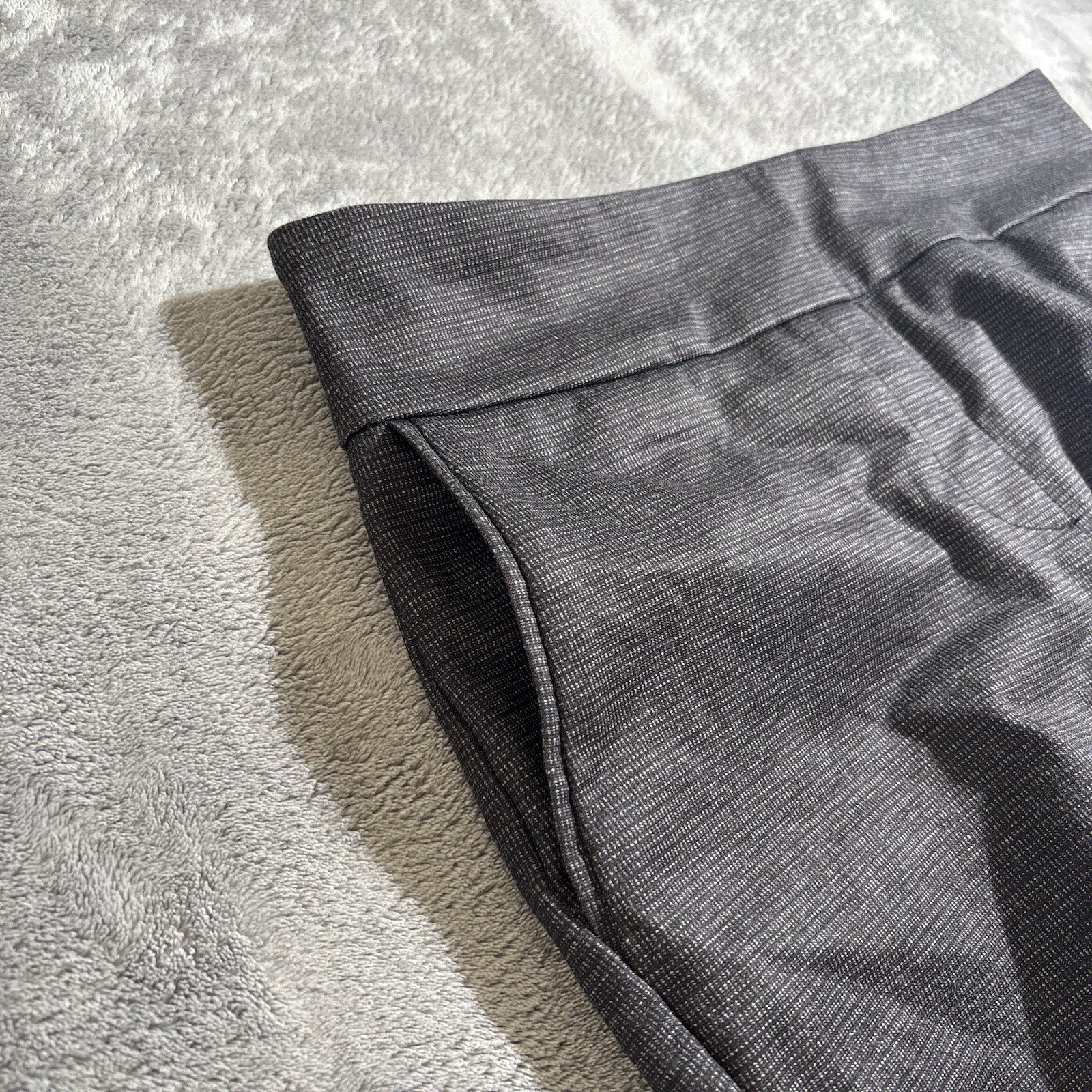 Dalia Pants Womens Med Black Pull On Skinny Leg Mid Rise Stretch Pockets
