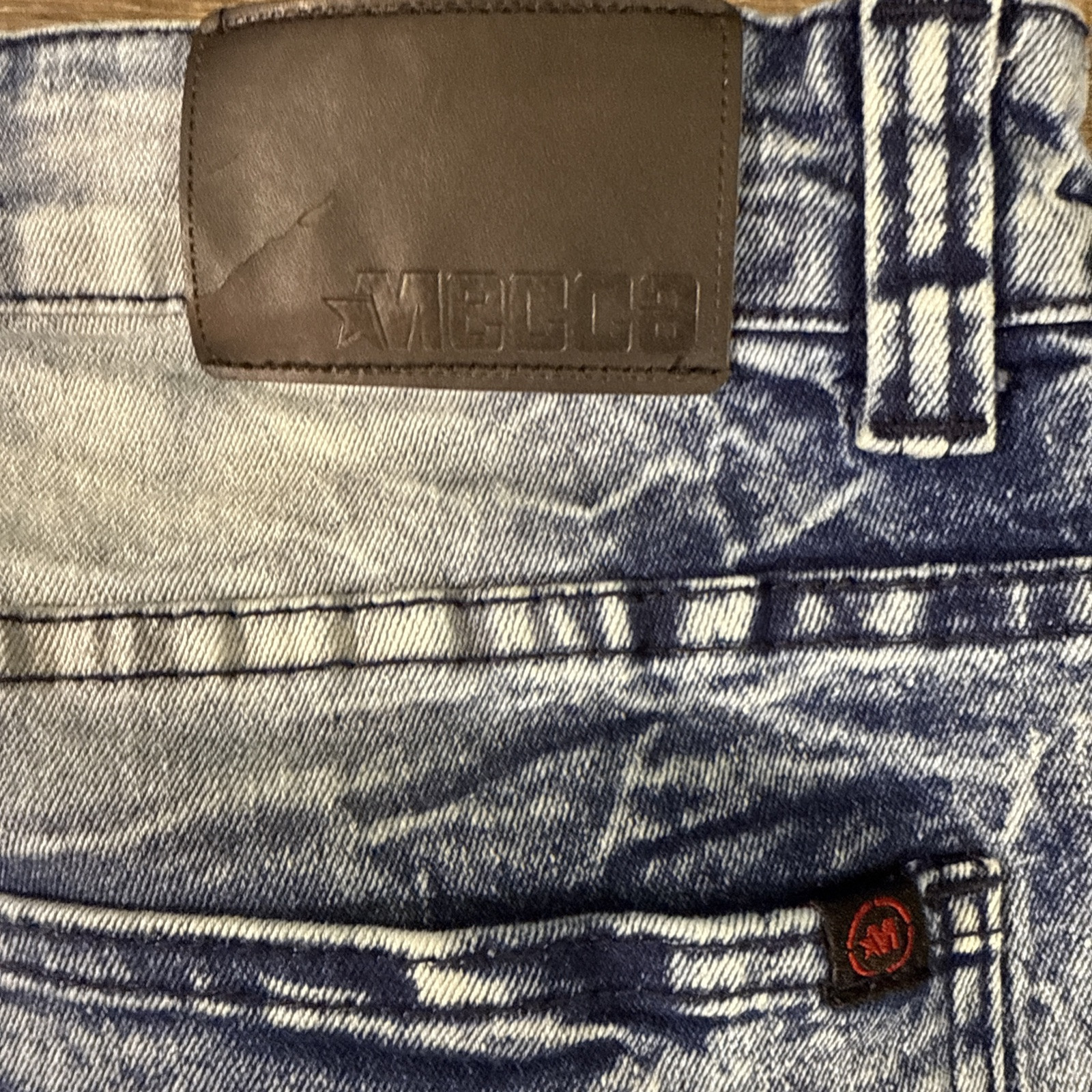 Vintage mecca Mens Jeans 36X32 Denim Hip Hop Streetwear Distress Y2K Grunge 90s