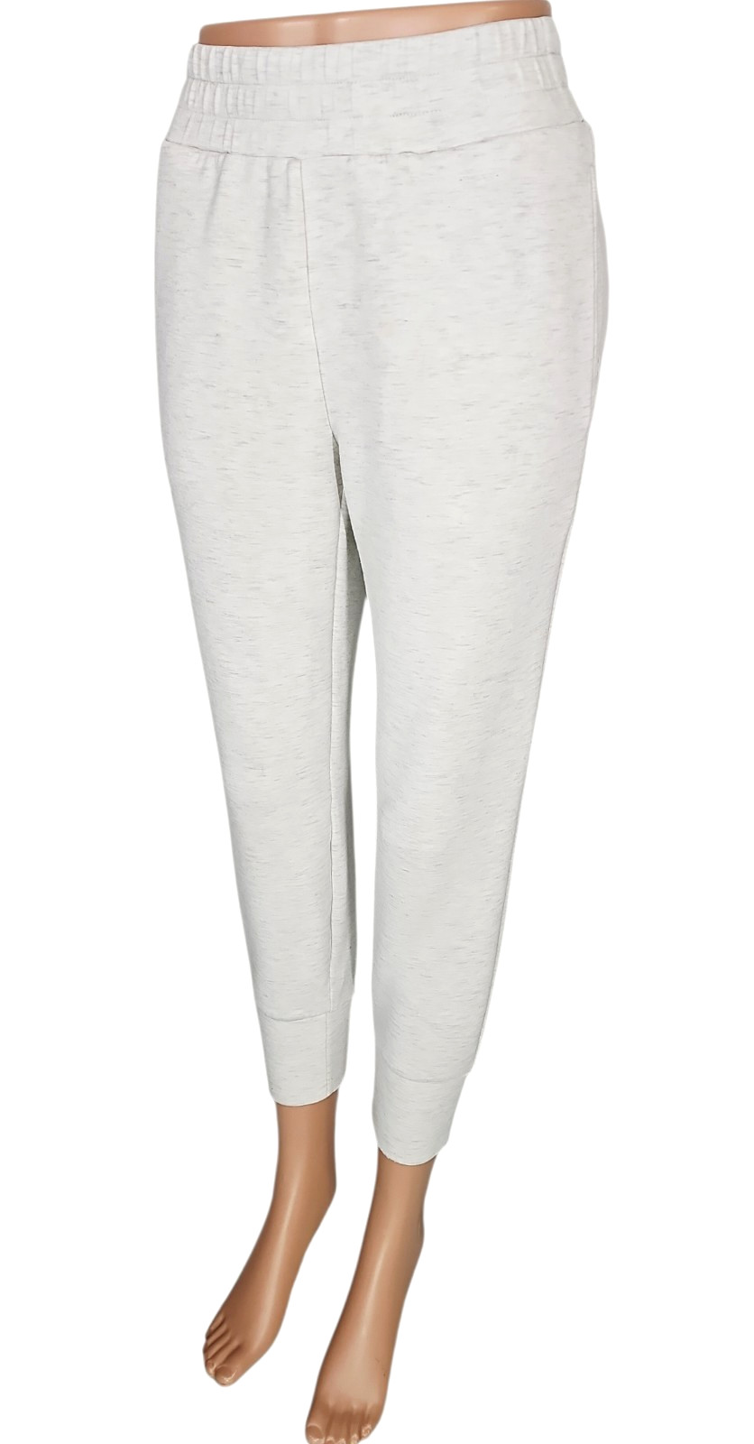 VARLEY The Slim Cuff Doublesoft Jogger Pant 27.5″ in Ivory Marl S $128