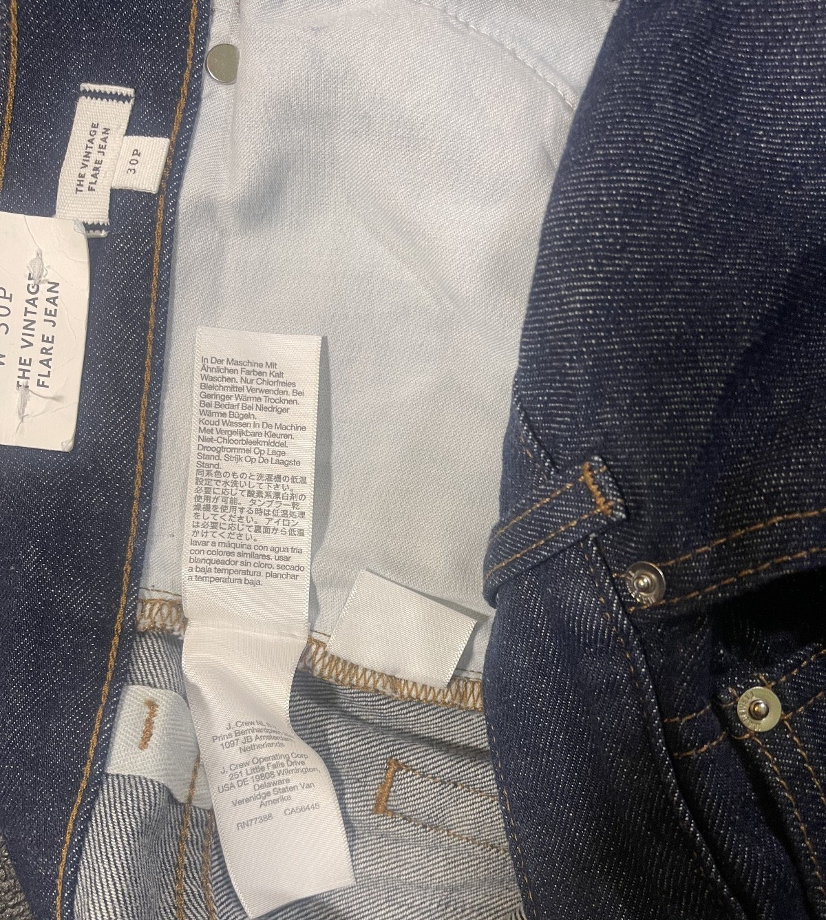 MADEWELL Vintage W 30 P Men’s 5 Pocket Flare Blue Jean