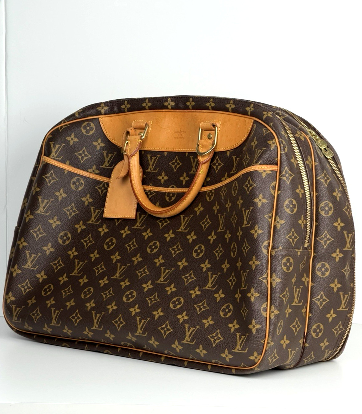 Louis Vuitton Alize 24 Heures Bag In Brown Monogram Coated Canvas Vintage 1998 S