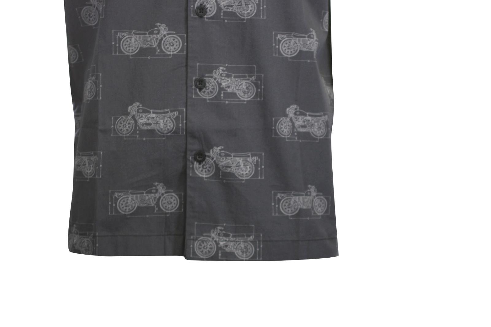 Harley-Davidson Men’s Shirt Dark Grey Fueled Allover Custom Print S/S (S61)