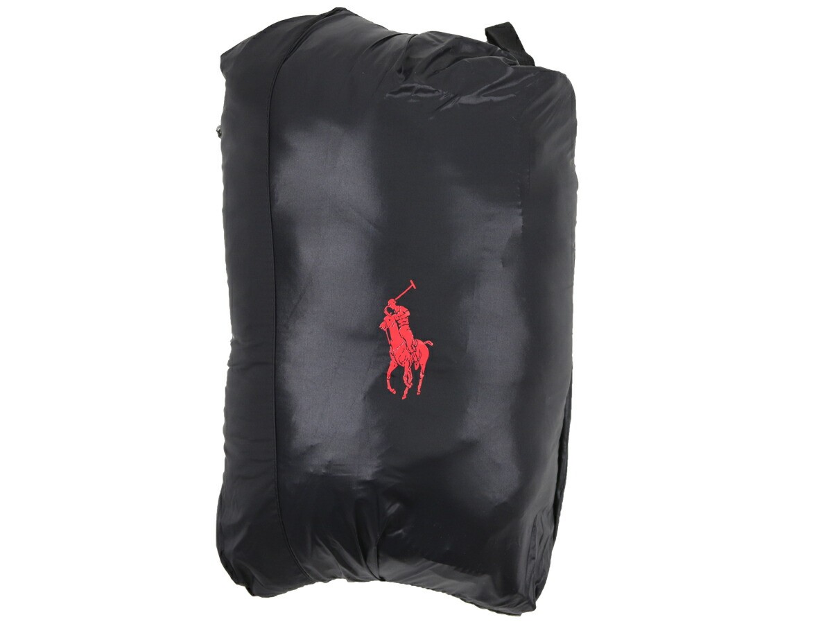 Polo Ralph Lauren Men’s Packable Hooded Puffer Jacket Coat with Pony – Black