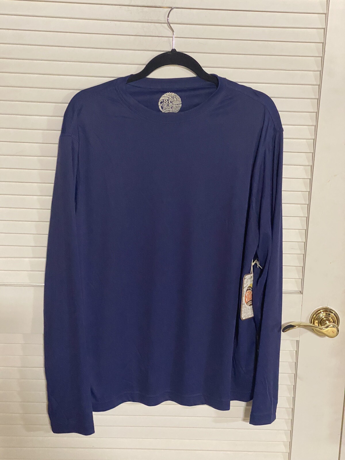 C&C California Men Fishing Sun Shirt Size Large Blue NWT