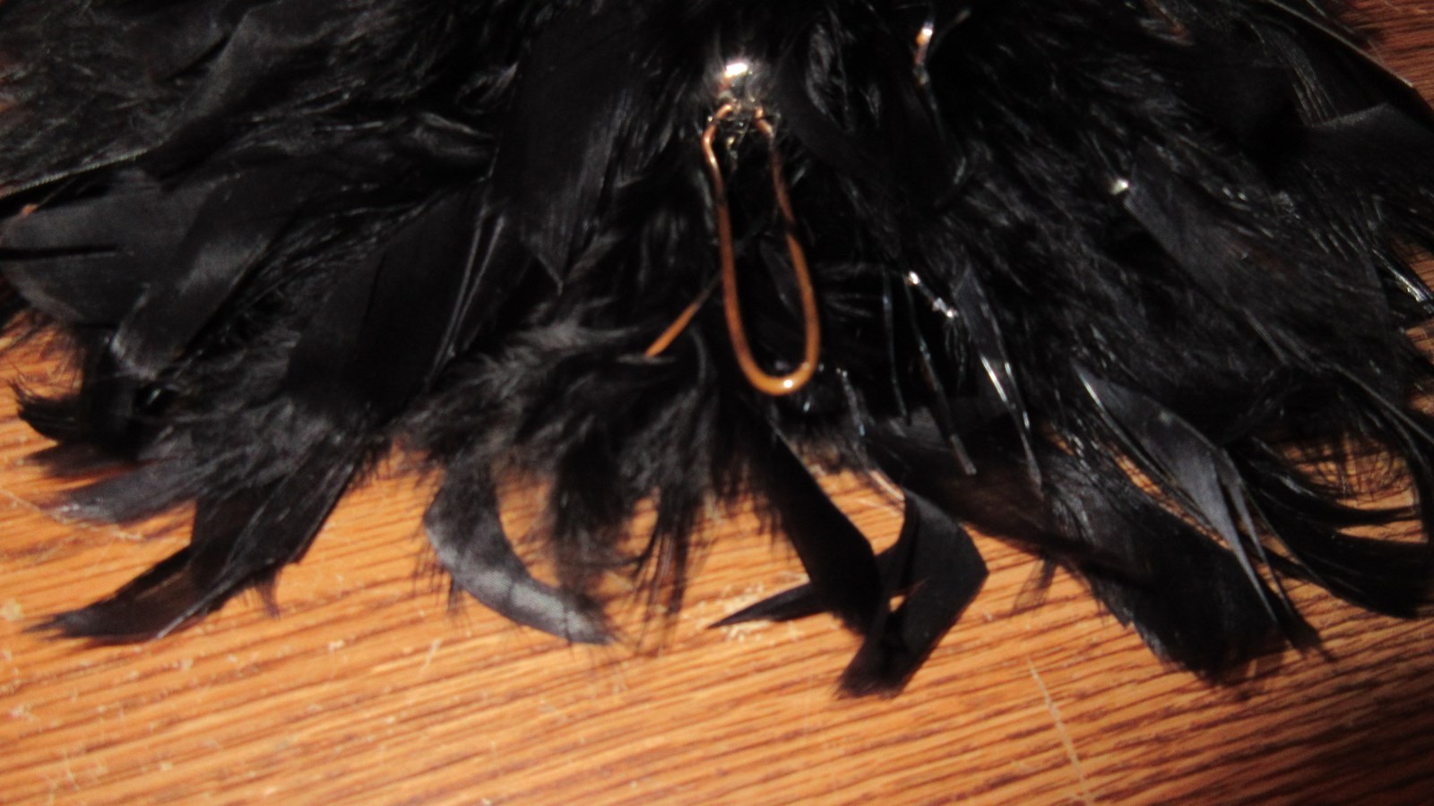 1 Black Silver Marching Band Hat Cap Shako FEATHER PLUME ONLY Used for Starburst