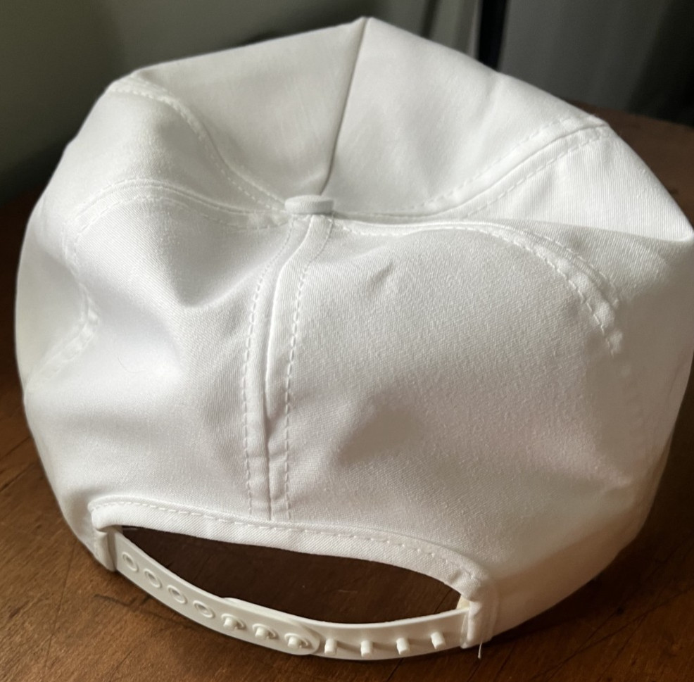 Vintage Saturn Hat Cap Snap Back White Mesh Trucker Advertising Mens 90s