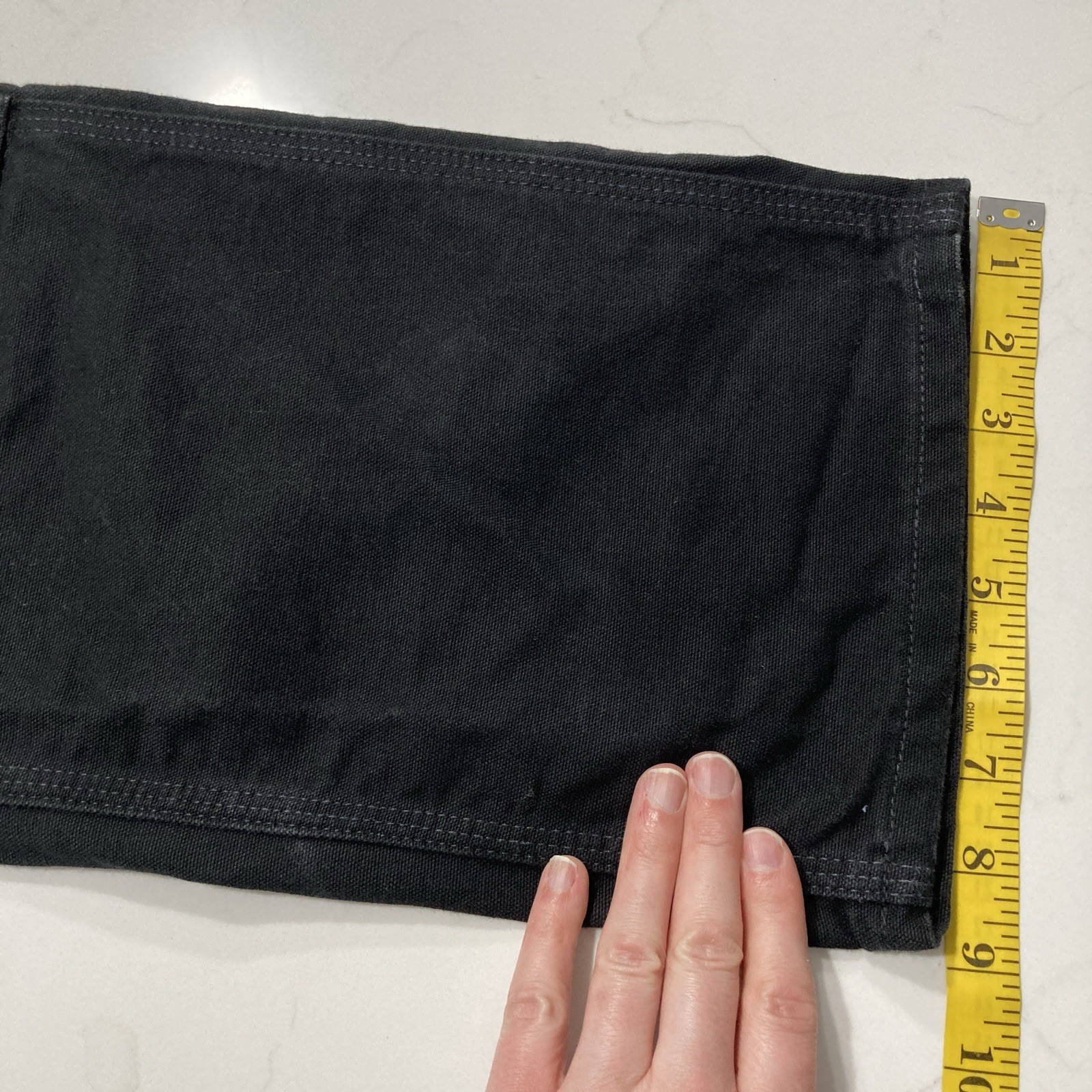 Carhartt B01 BLK Double Knee Work Pants Mens 31×34 Loose Fit USA Made