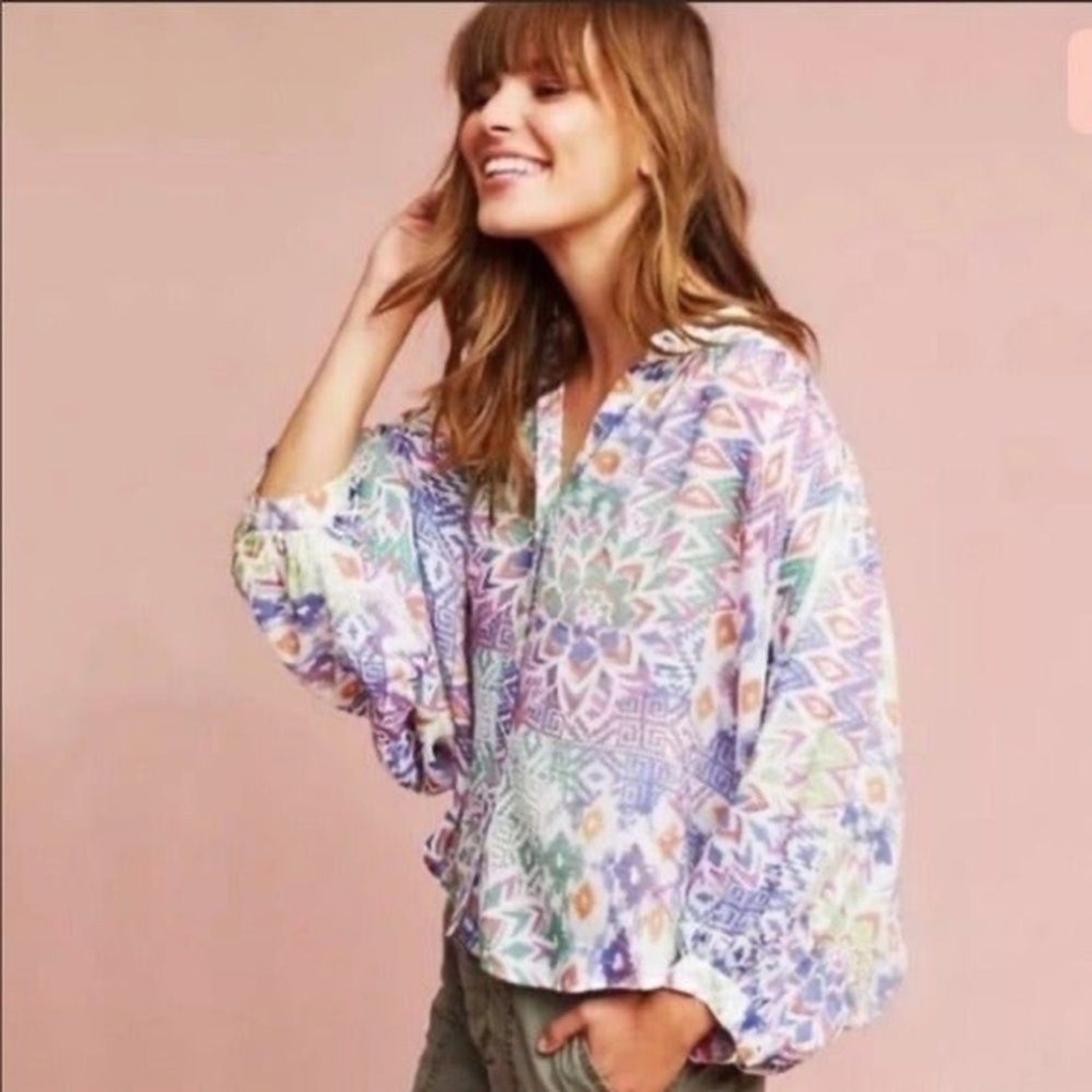 Maeve Anthropologie Bryanna Aztec Tribal