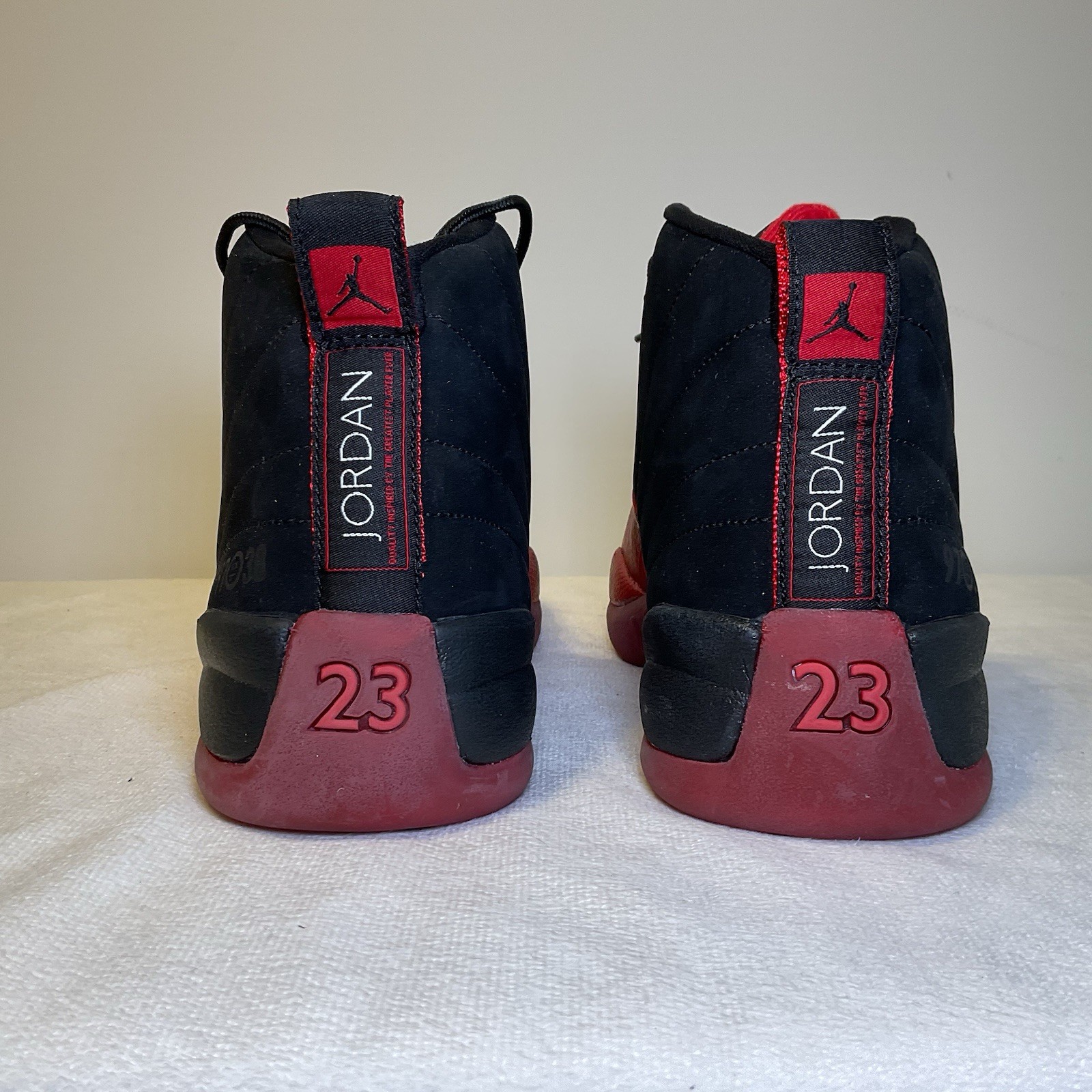 Air Jordan 12 Retro 2009 Flu Game 130690-065 *MISMATCH* size 10.5 (R) & 11 (L)