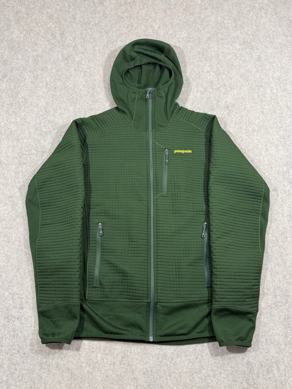Patagonia Dual Aspect Jacket Mens Medium Green Polartec Regulator Hooded