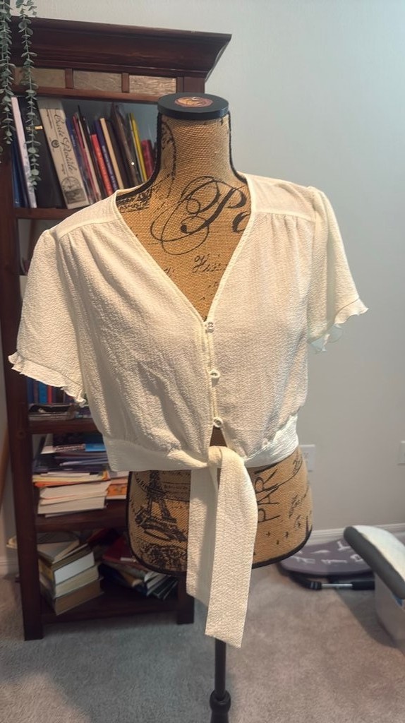BCBGeneration Women’s Tie-Front Blouse