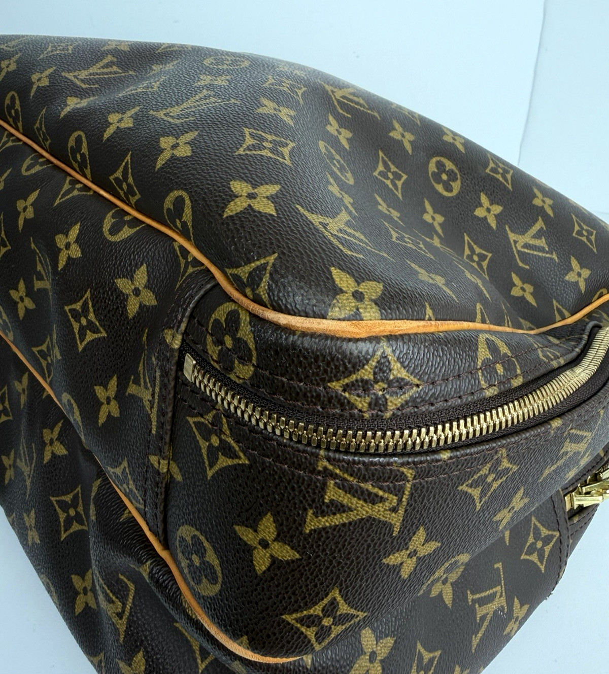 Louis Vuitton Alize 24 Heures Bag In Brown Monogram Coated Canvas Vintage 1998 S