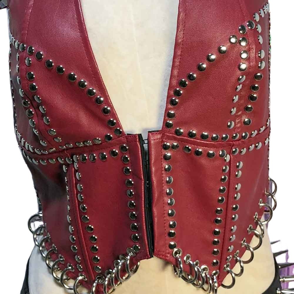 Goth Tops Emo Clothing Grunge Gothic Tank Punk Rock Clothes Spiked Y2K