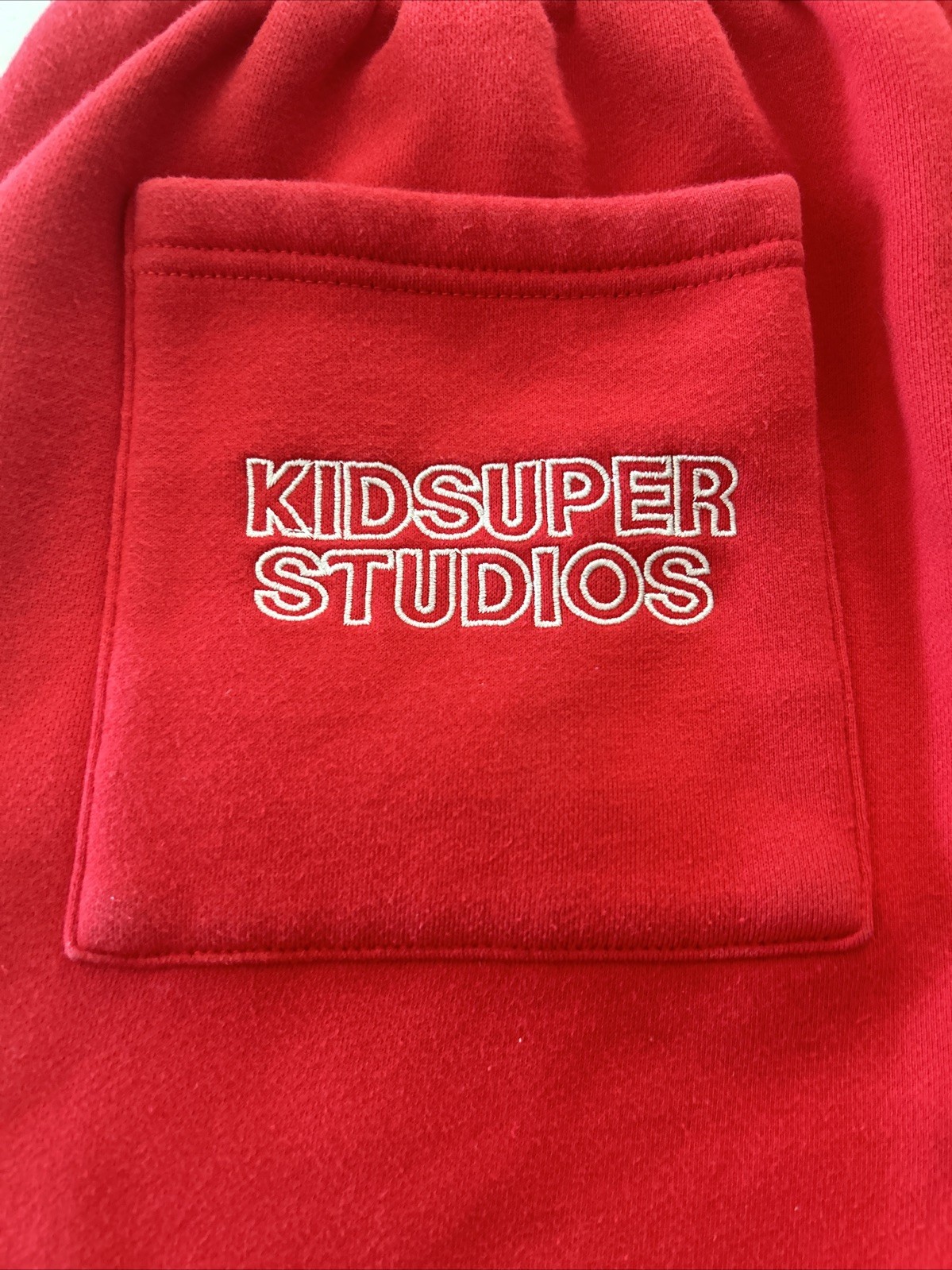 Kidsuper Studios Embroidered Stitch Drawstring Sweatpants Small 30W Tagged L 34
