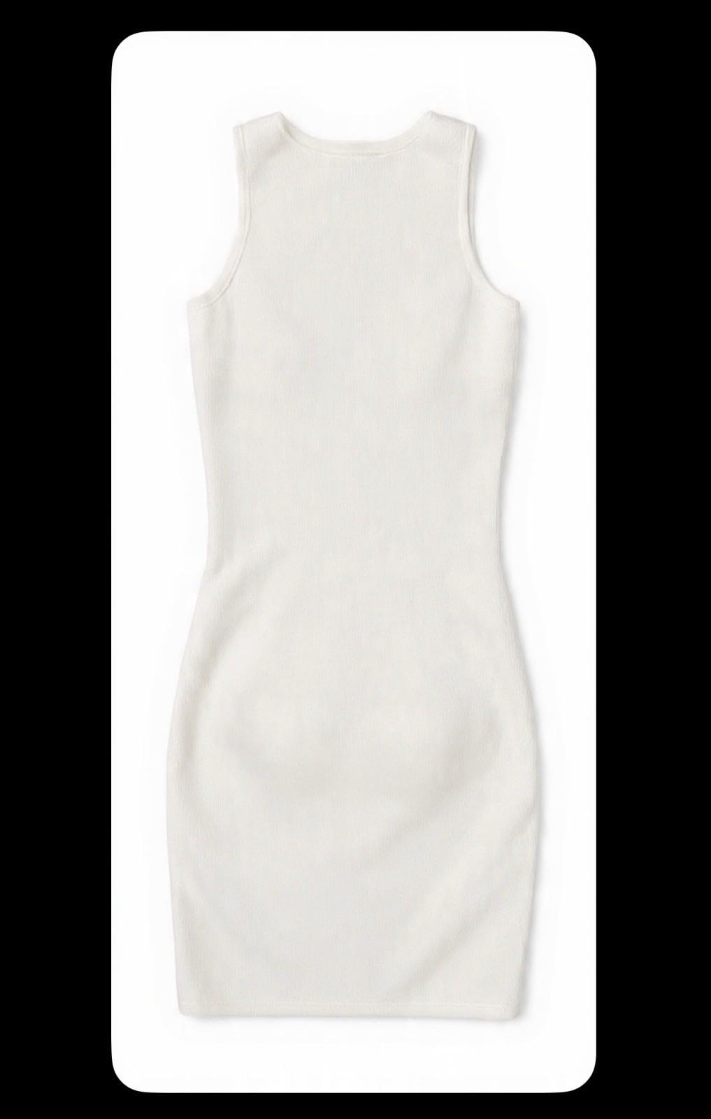 Sincerely Jules White Ribbed Bodycon Mini Dress – Sculpting Tank Dress Size XS/S