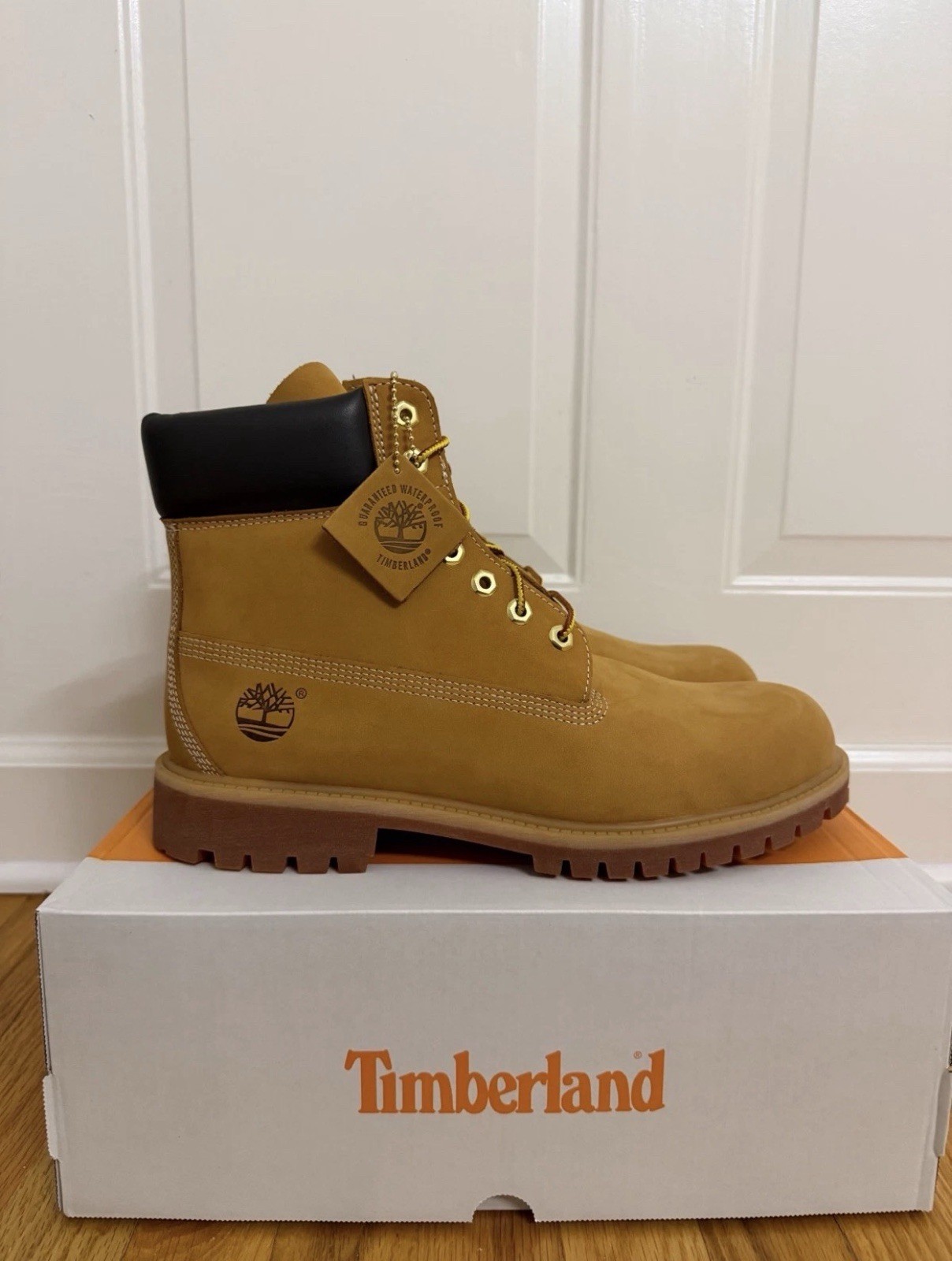 NEW Timberland 6 Inch Boot Wheat Nubuck Premium TB010061-713 Men’s Sz 8.5-12