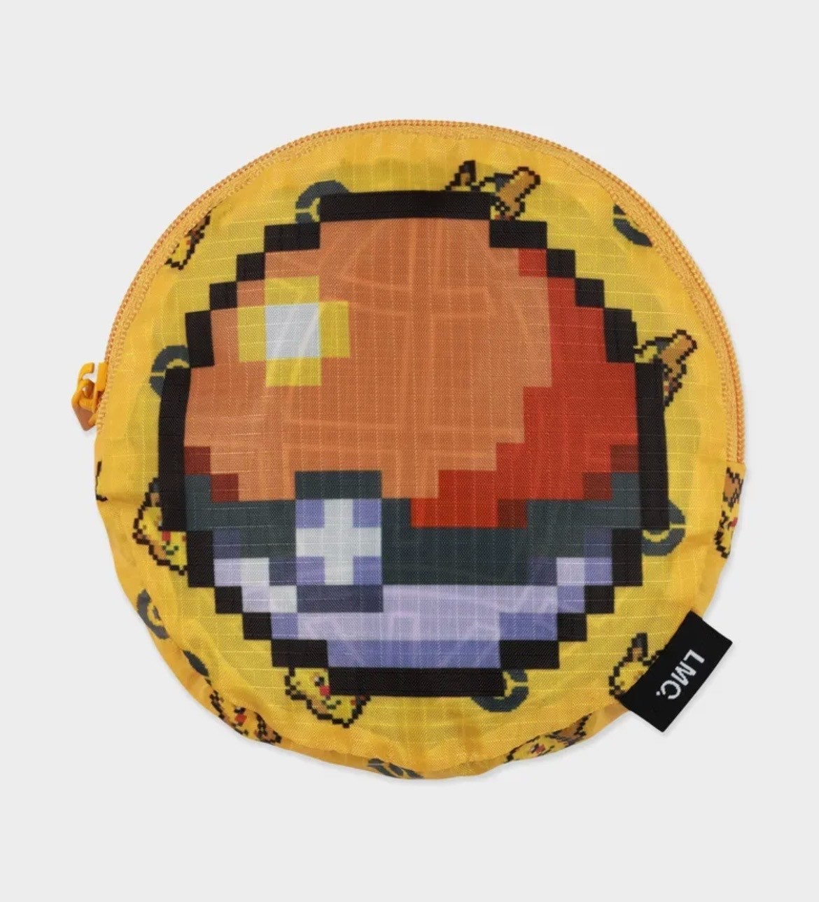 LMC x Pokemon Pixel Art Monster Ball Packable Tote Bag Pikachu Korea Exclusive