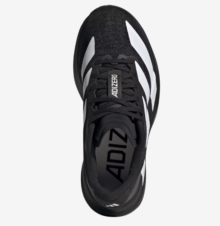 adidas adiZero Evo SL White Black KK1247 GS Sz 4Y-7Y Womens Girls Boys Running