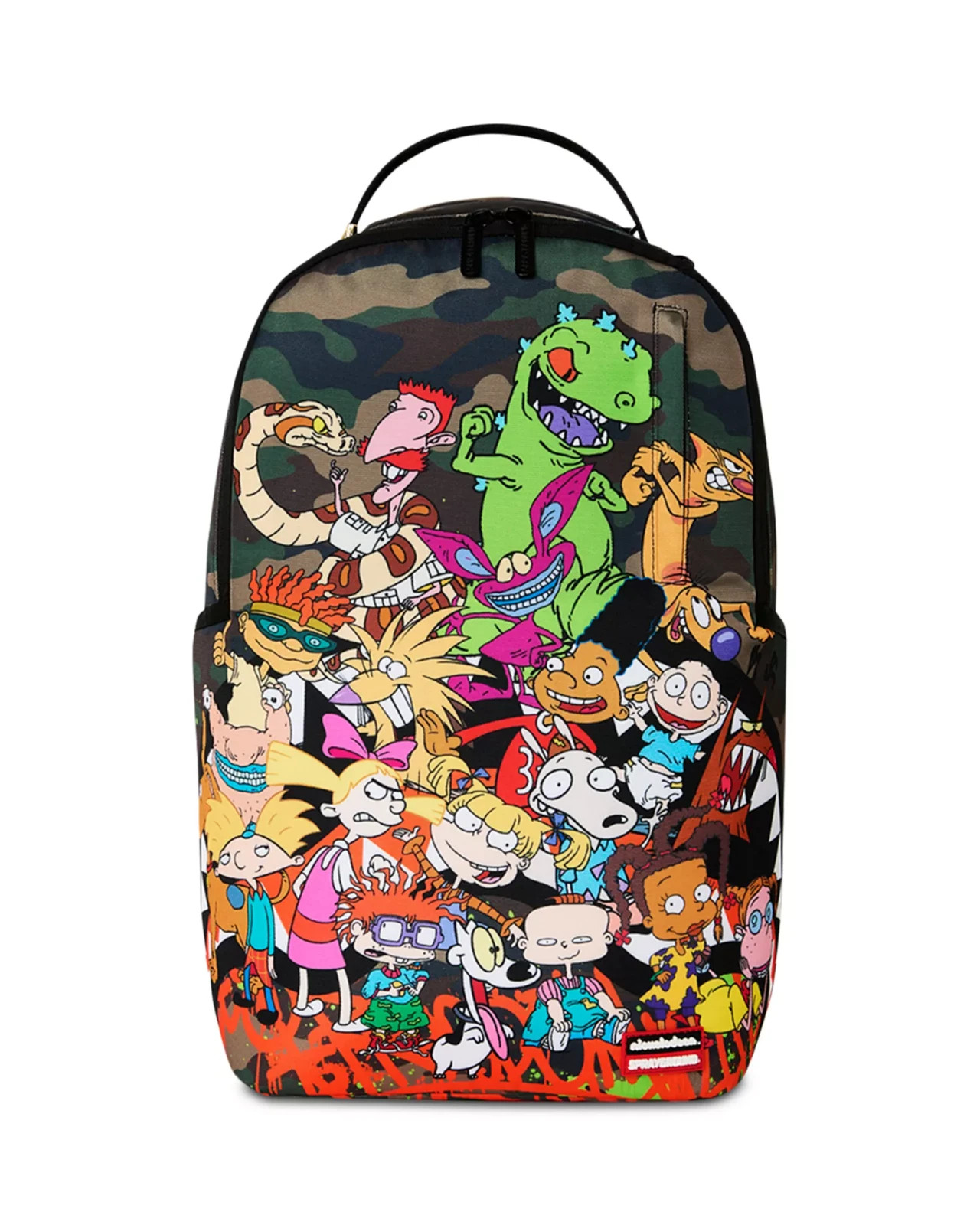 Sprayground Unisex ’90s Nick Camo With Graffiti Backpack