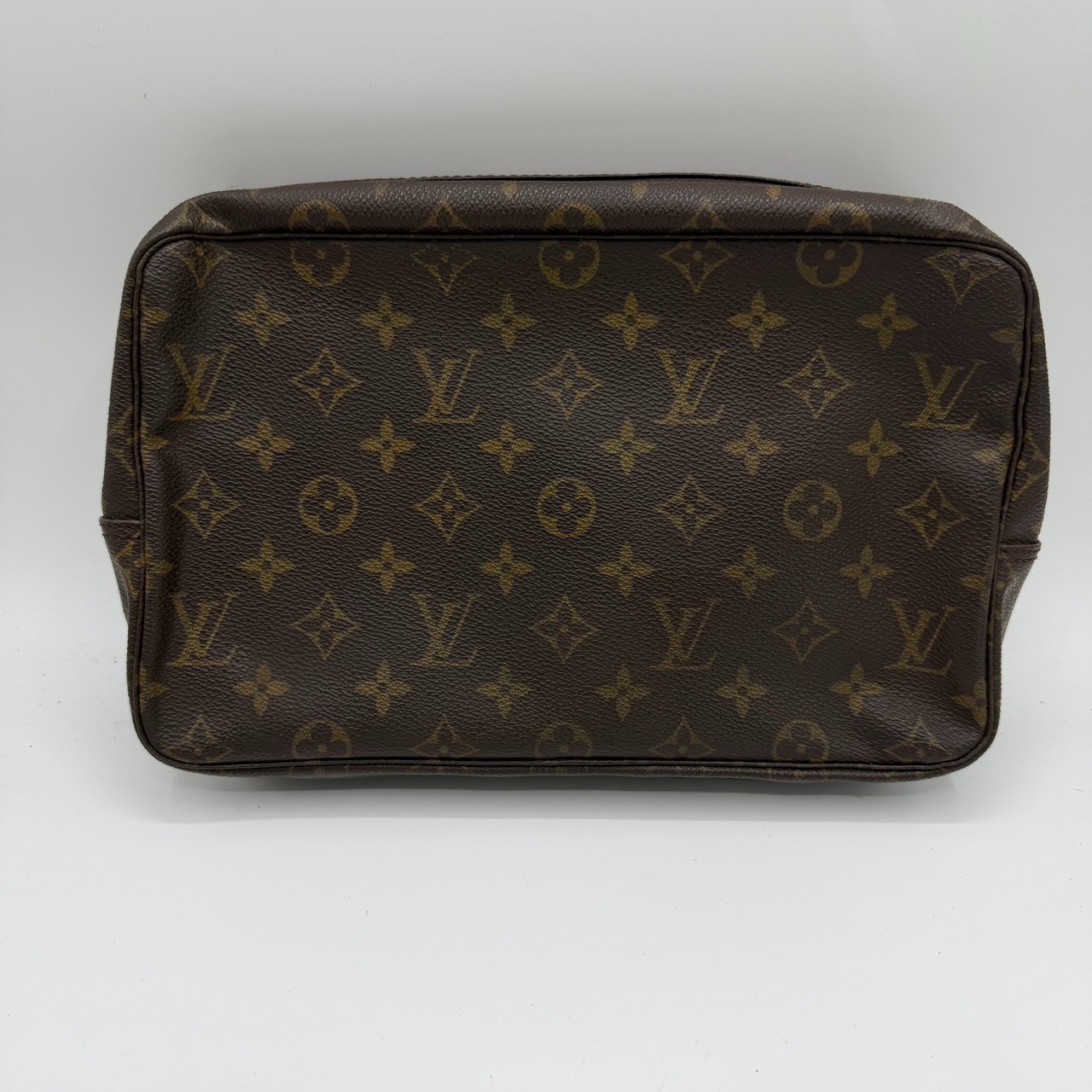 Auth Louis Vuitton Monogram Trousse Toilette 28 M47522 Clutch Bag　（E149）