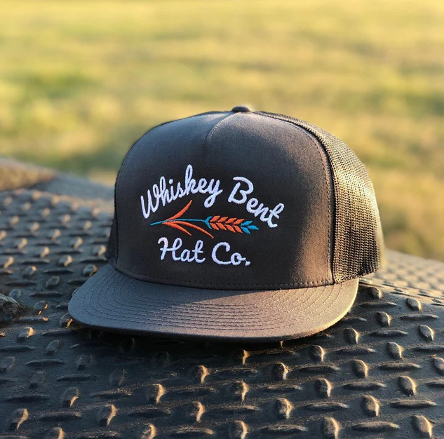 Whiskey Bent Hat Co Troubadour Classic Trucker Mesh Back Adjustable Snapback
