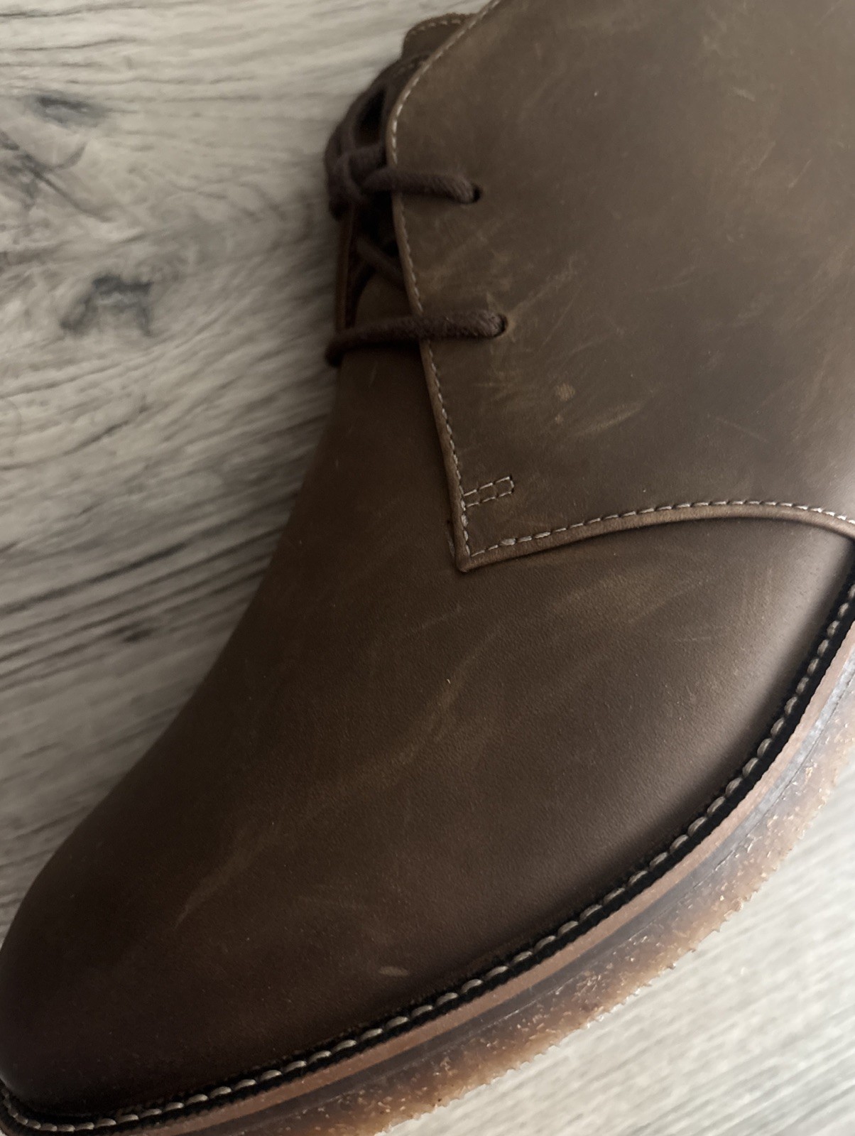 Dockers Nigel Leather Chukka Boots Mens 10 Brown Business Casual Comfort NEW