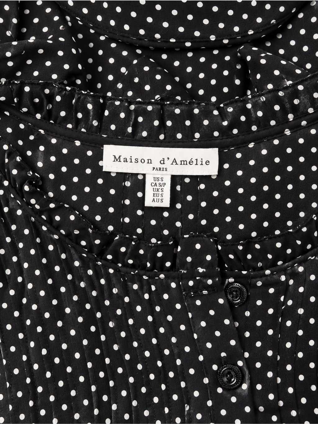 Maison d’Amélie Paris Polka Dot Blouse