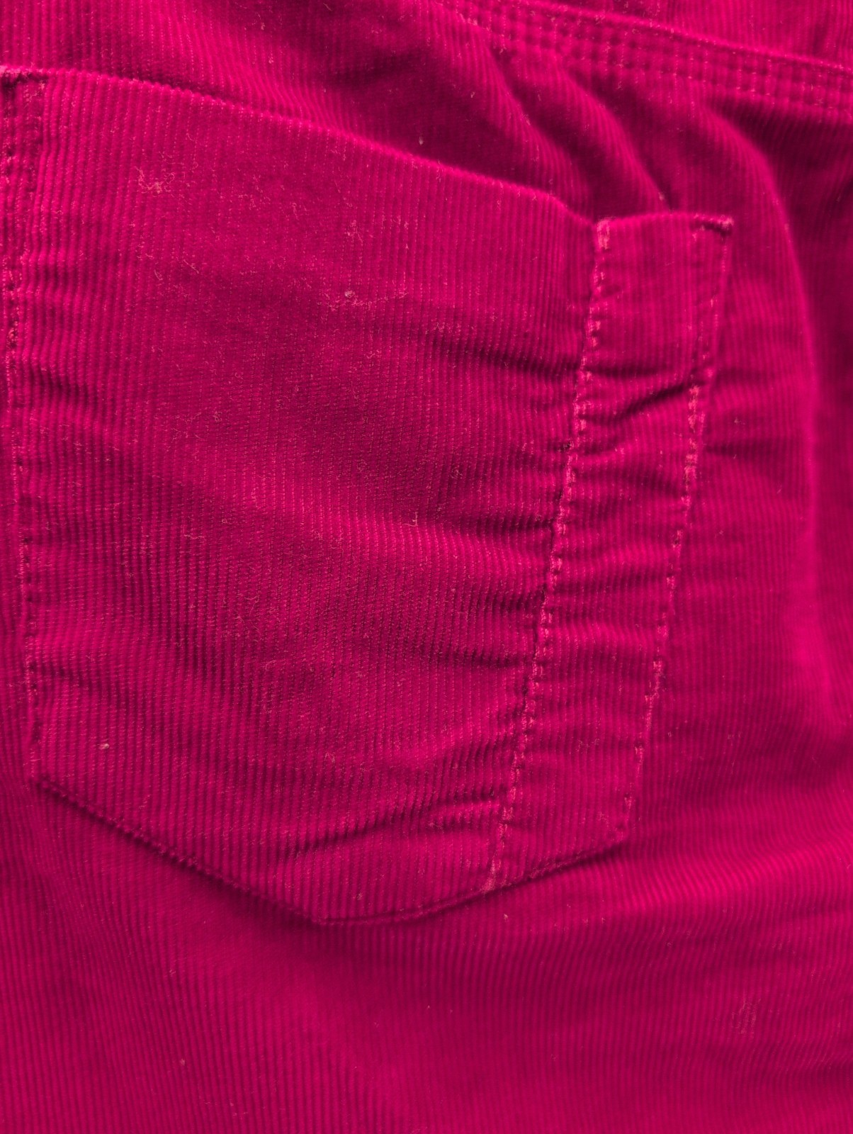 M&S Indigo Collection Corduroy Mini Skirt in Berry Colour Size UK 14 Length 18″.