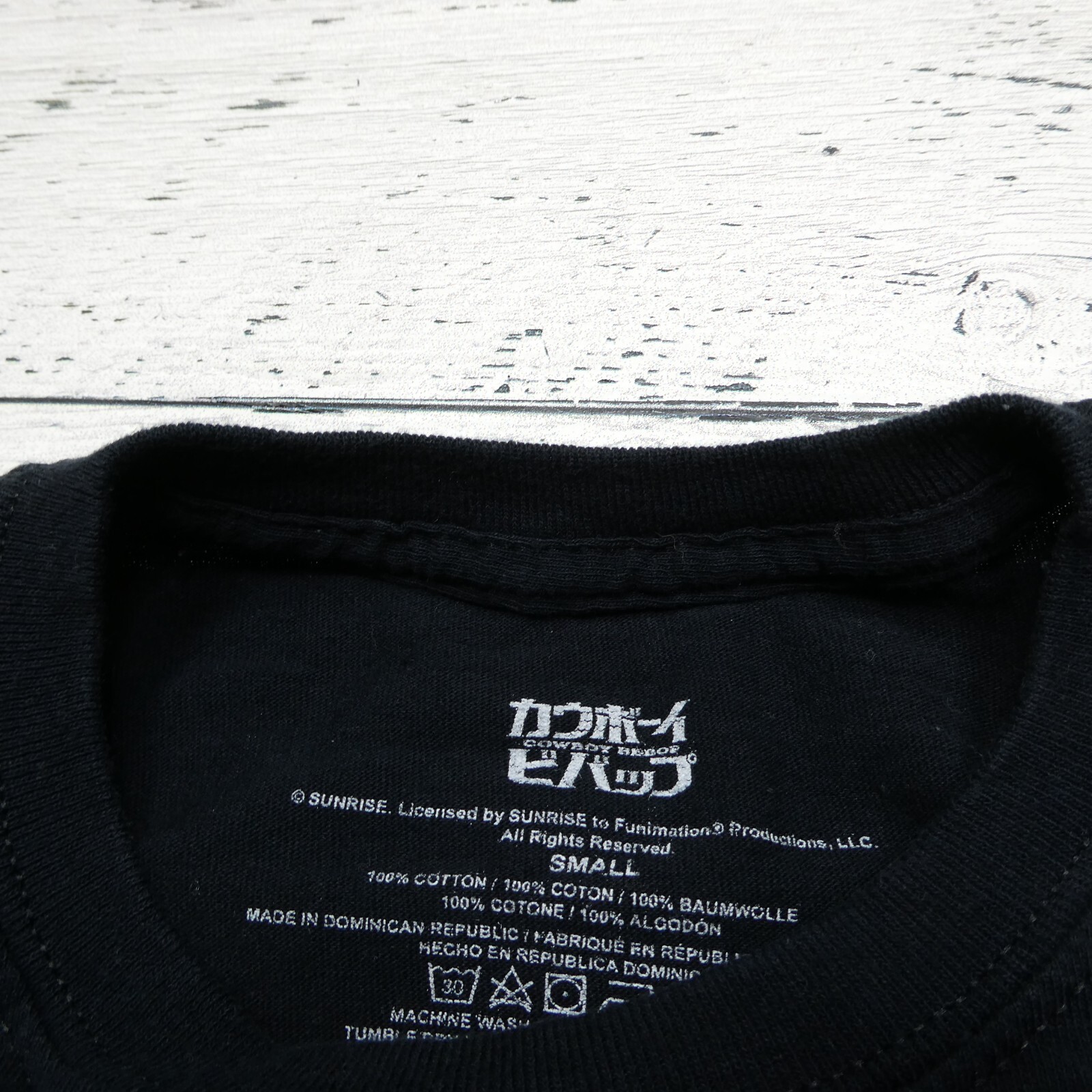 Cowboy Bebop Anime Shirt Size Small Spike Opening Credits Graphic Japanese