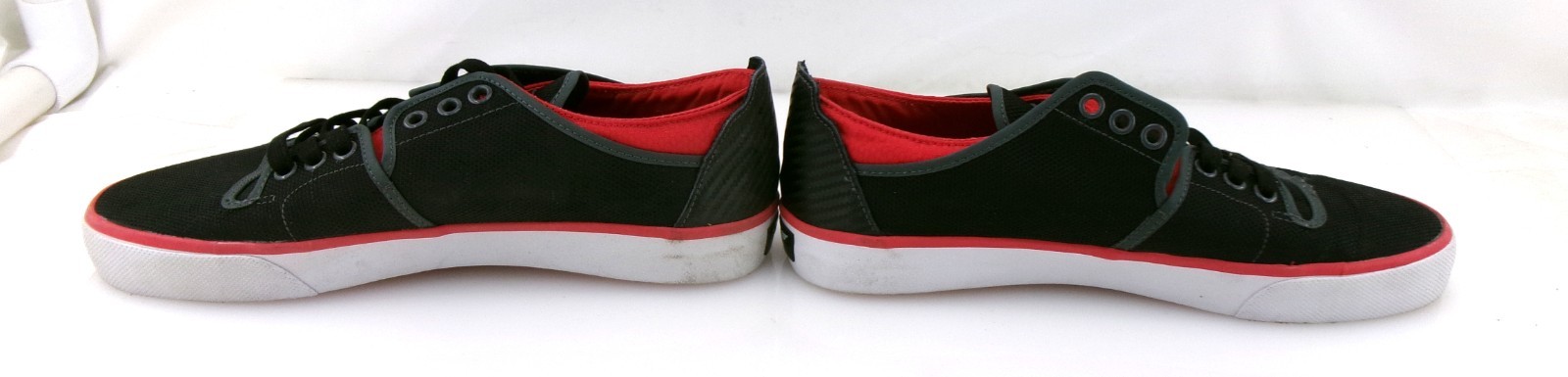 Creative Recreation Shoes Cesario Lo Ripstop Black/Red Sneaker Size 10