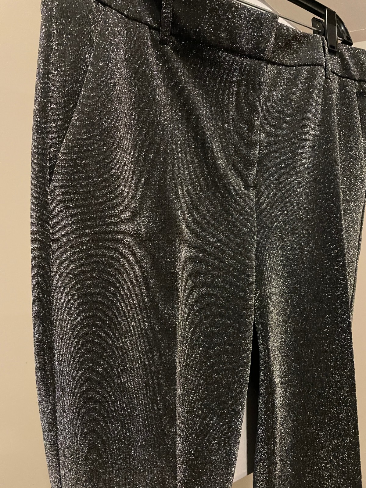 DALIA Womens Black Sparkily Evening Occasion Pants NWT – Sz 10