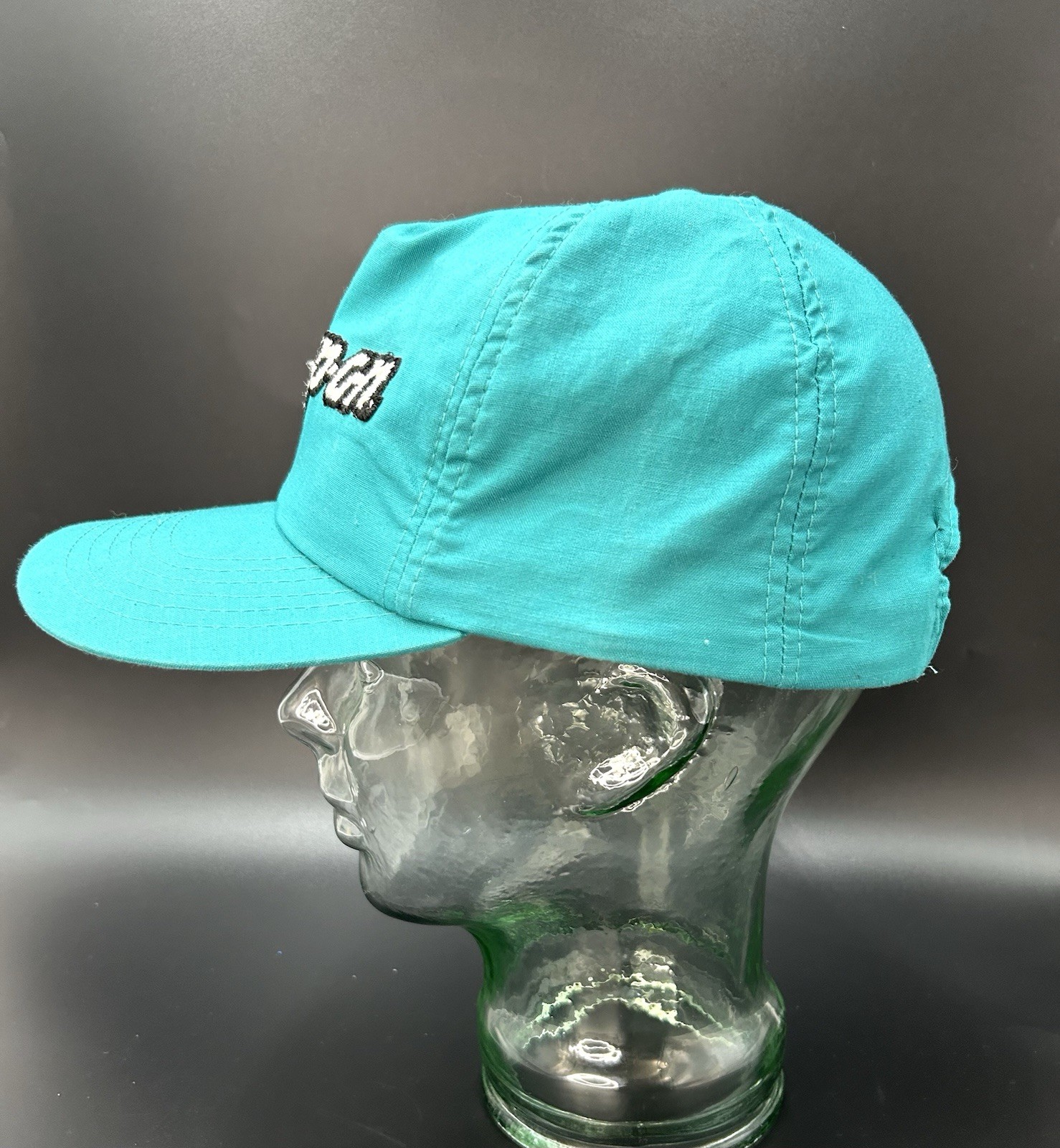 Vintage Snap-on Teal Baseball Cap Hat Adjustable Snapback Made in Sri Lanka