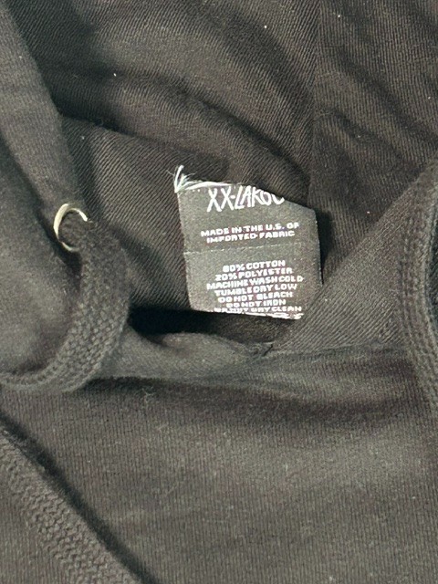 Stussy “Singapore Chapter” Black Pullover Cut-Tag Hoodie – XXL