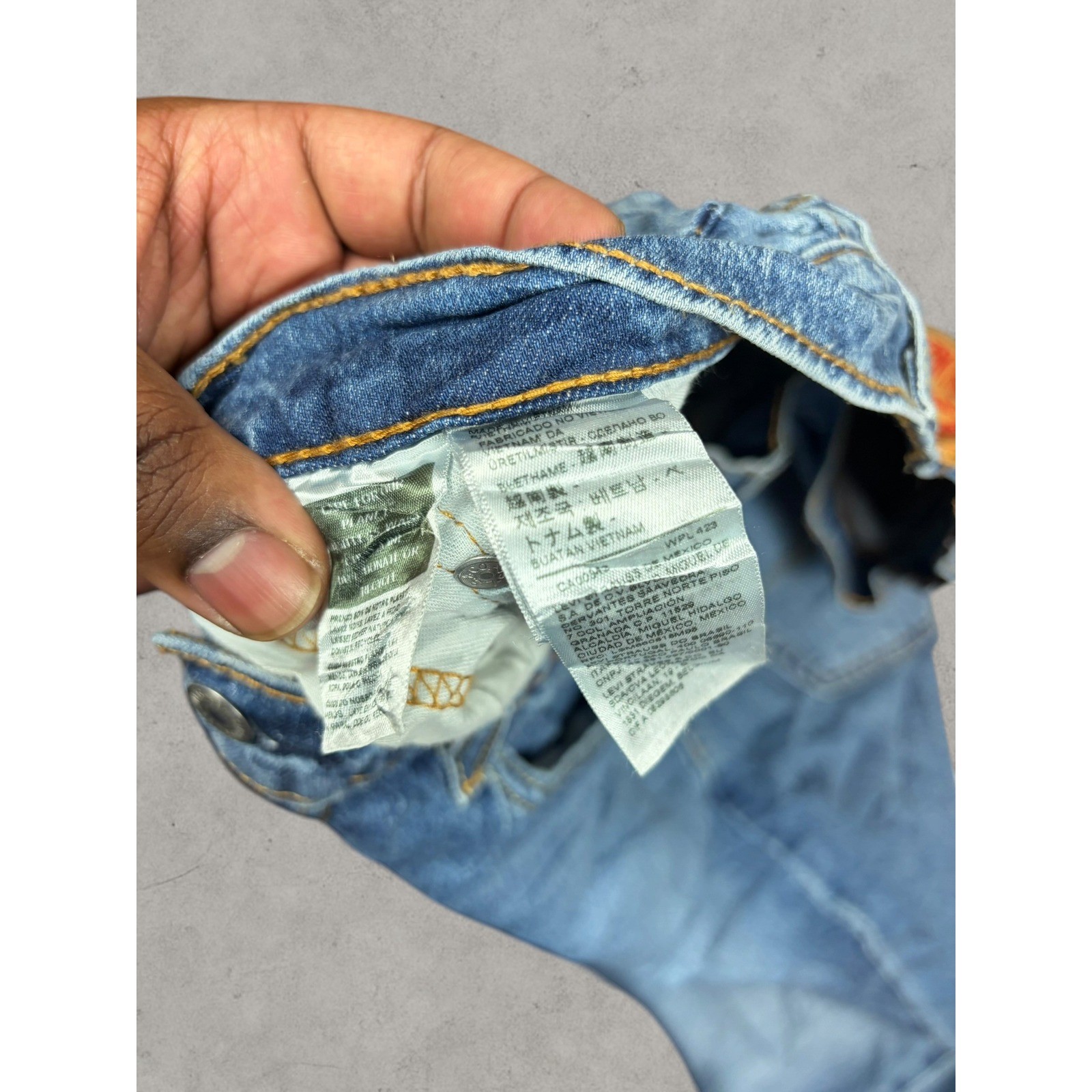 Levis 559 Relaxed Straight Mens Jeans Blue Denim Medium Wash 33×30