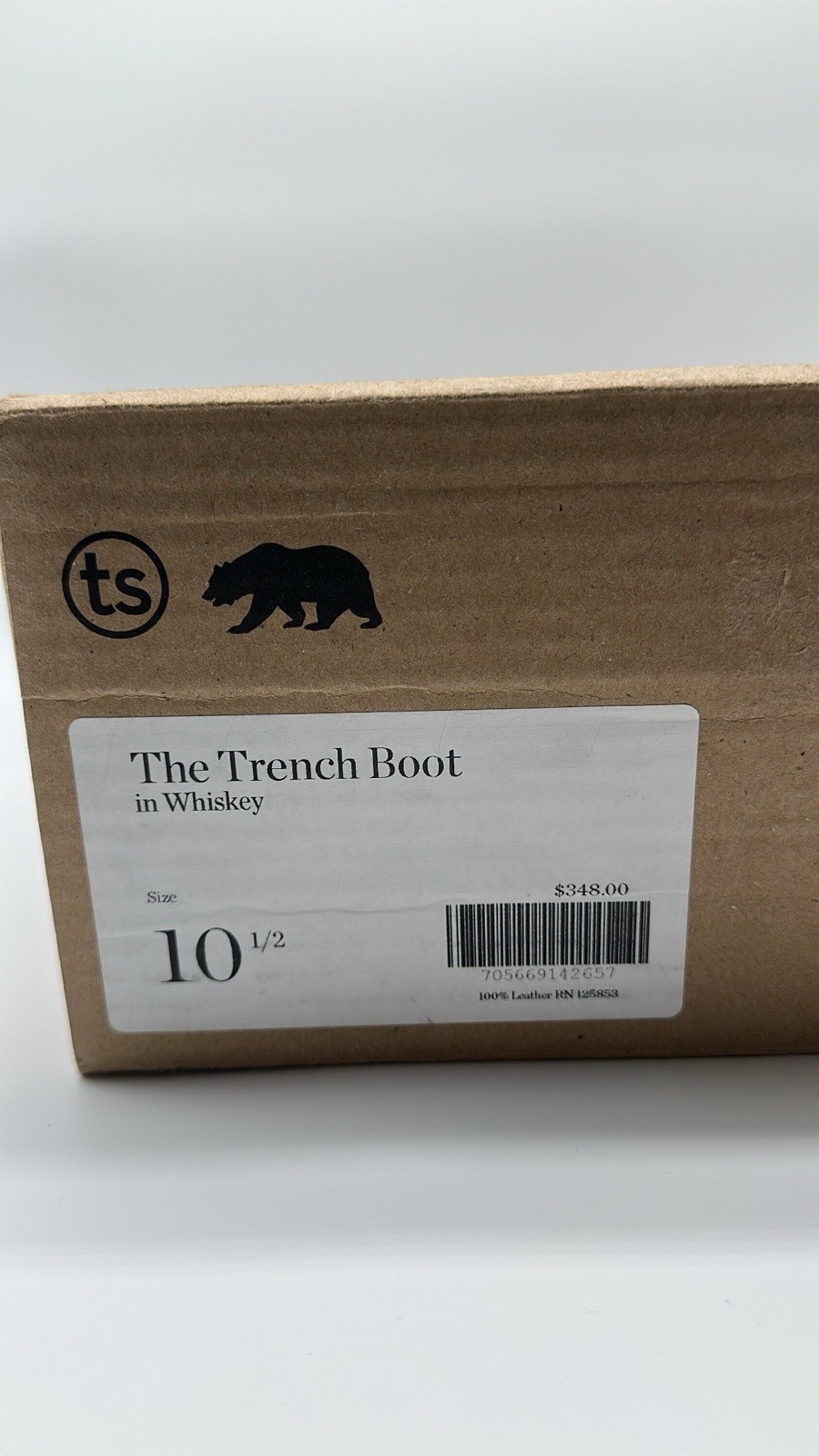 Taylor Stitch Trench Boot in Whiskey Leather Men’s Sz 10.5 D Limited Edition NEW
