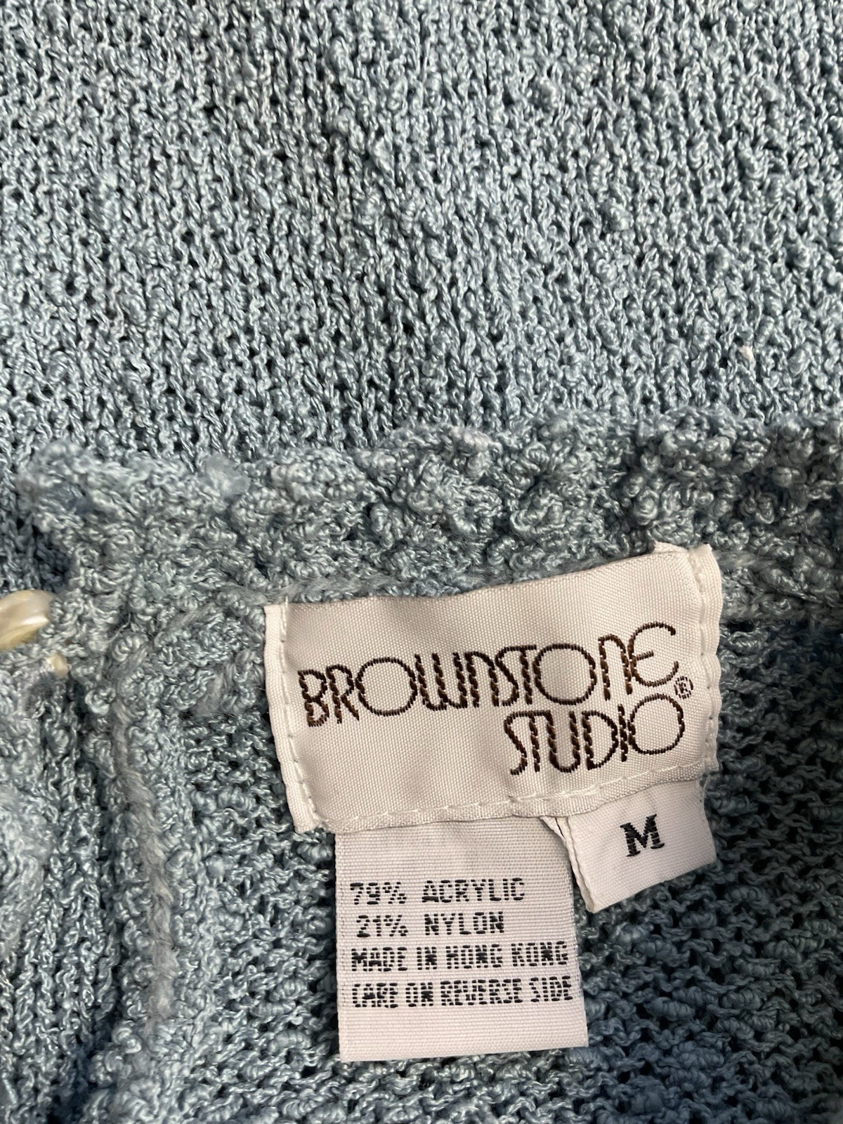 VTG Womens M 80s Sweater Cut Work Crochet Detail Cottage Core – Hong Kong