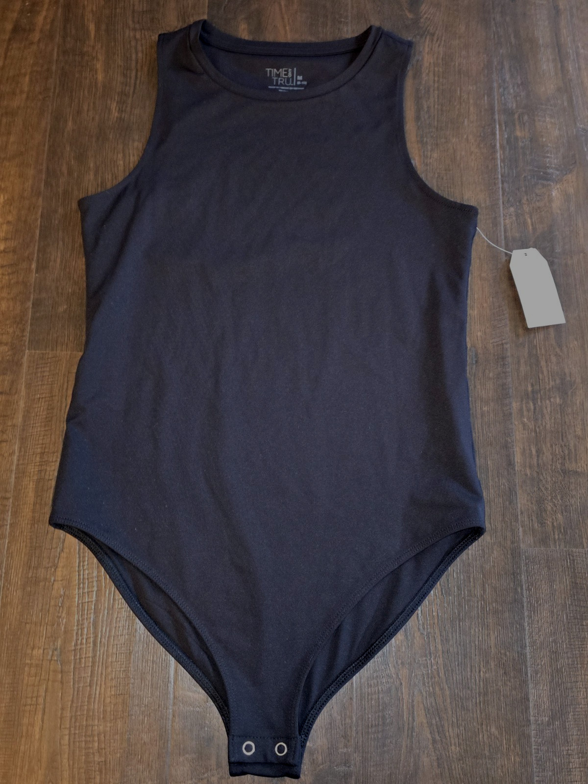 Time & Tru Smoothing Bodysuit XS M XL XXL 0 2 8 10 16 18 20 Black New *