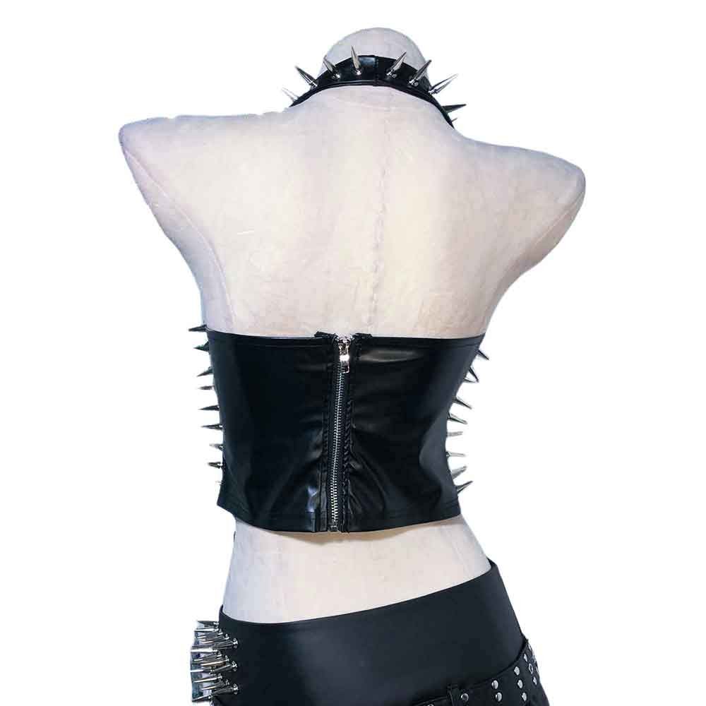 Goth Tops Emo Clothing Grunge Y2K Gothic Tank Punk Rock Clothes Spiked