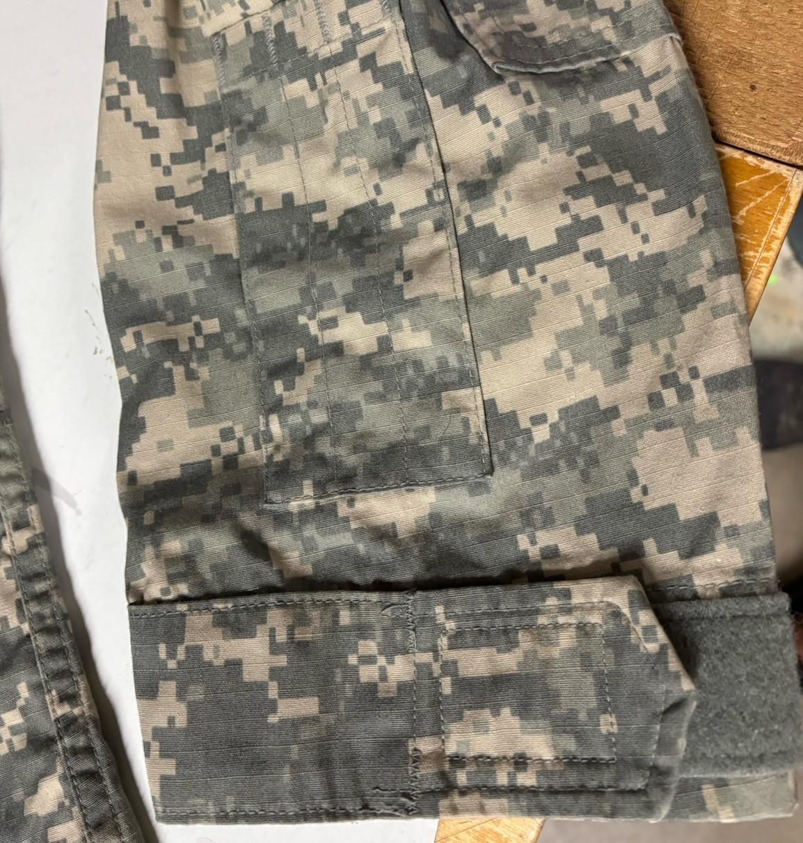 USGI Digi Camo ACU Combat Jacket Coat Medium M L Long Tall Army Ripstop Zip-up