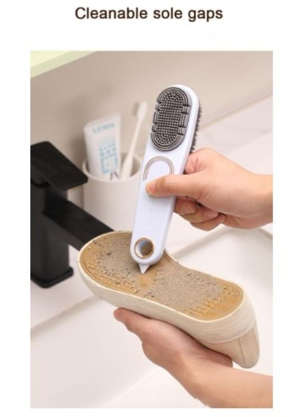 Long Handle Multifunctional Double-Sided Shoe Brush – NEW