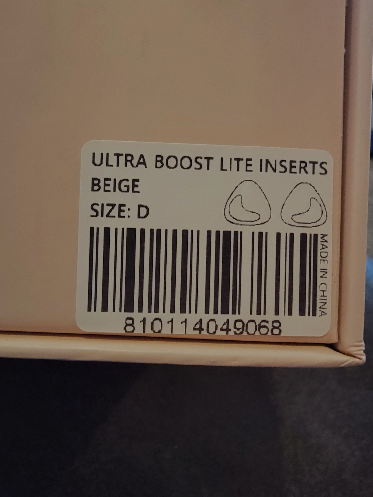 BOOMBA ULTRA BOOST BRA INSERTS BEIGE SIZE D NIB
