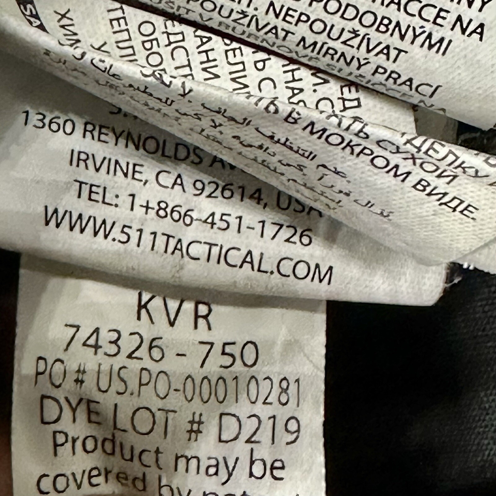 5.11 Tactical 74326-750 Mens 40×33 Twill PDU Cargo Class B Pants Midnight Navy