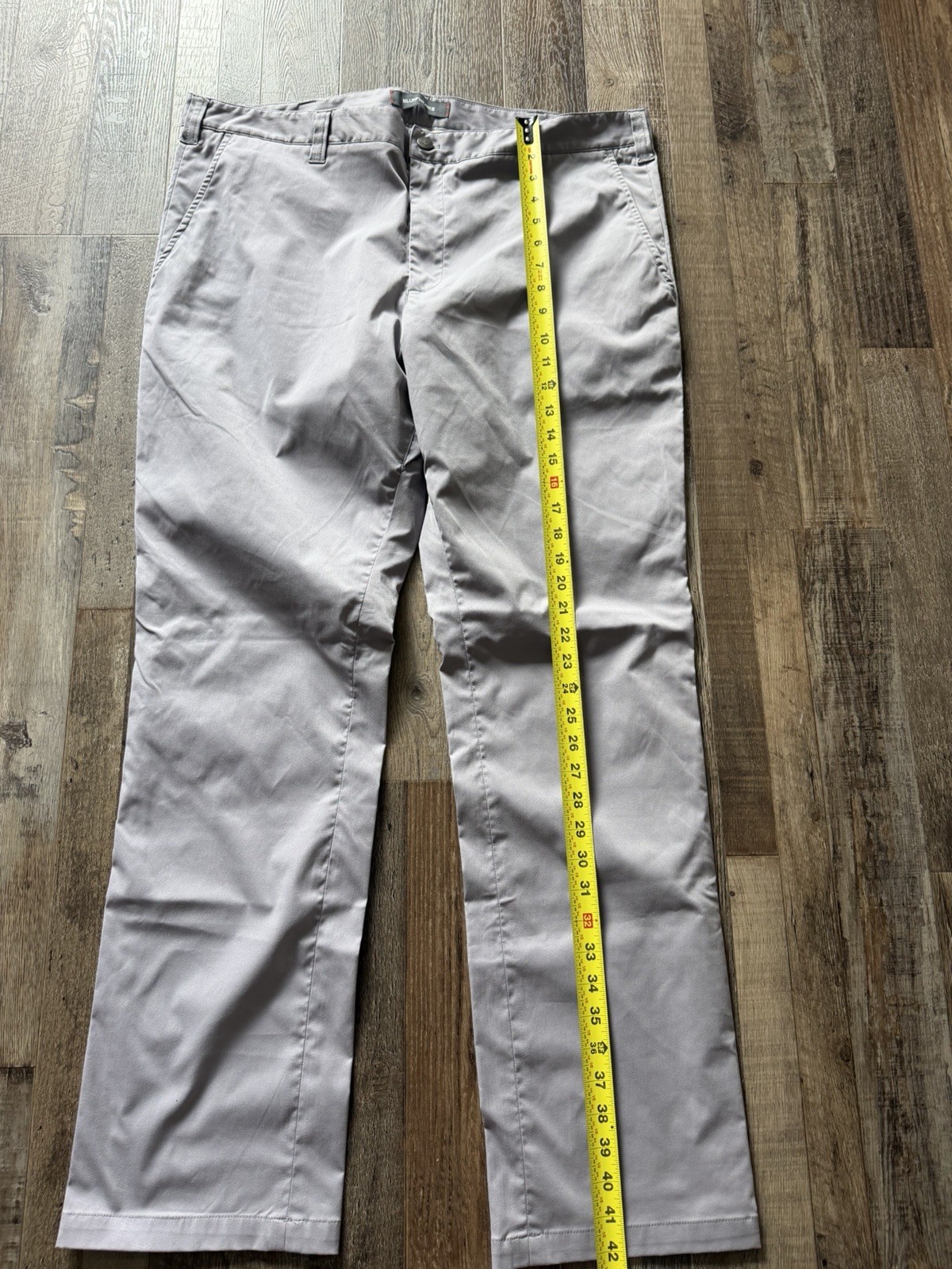 Men’s 40×34 Bluffworks Pants Light Grey